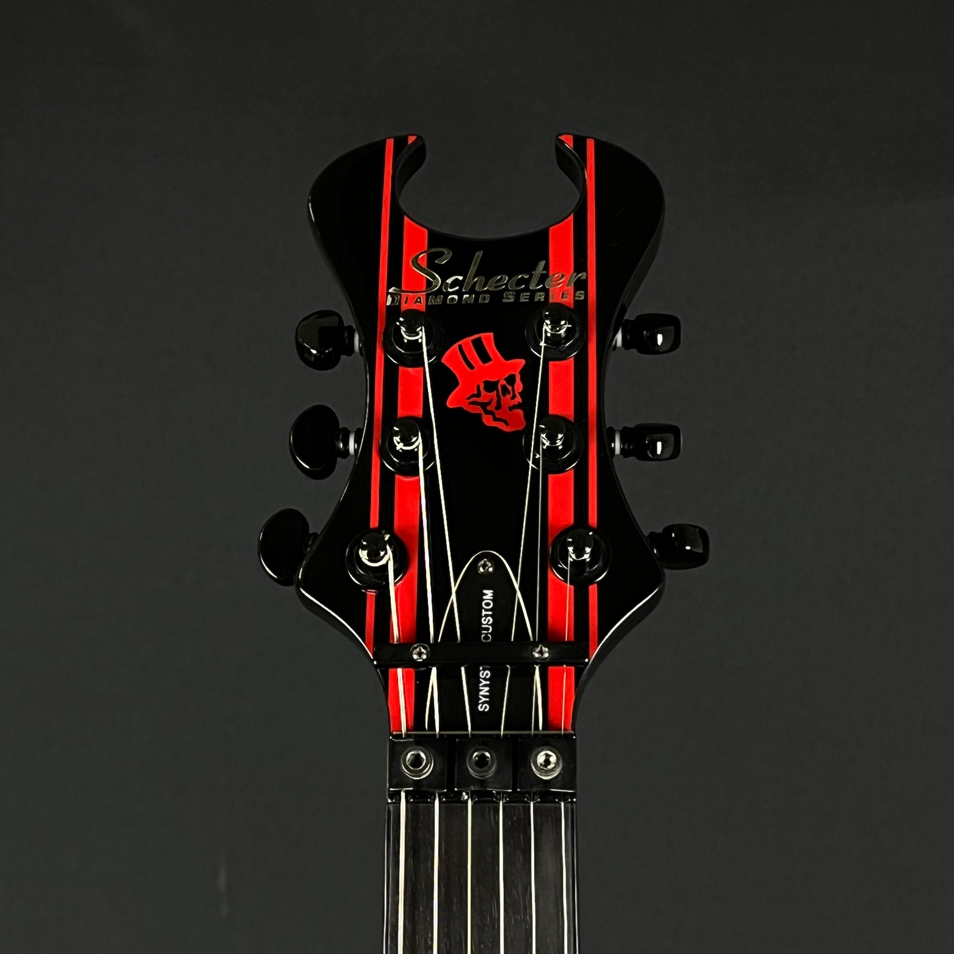 Schecter Synyster Gates Custom Black w/Red Stripes