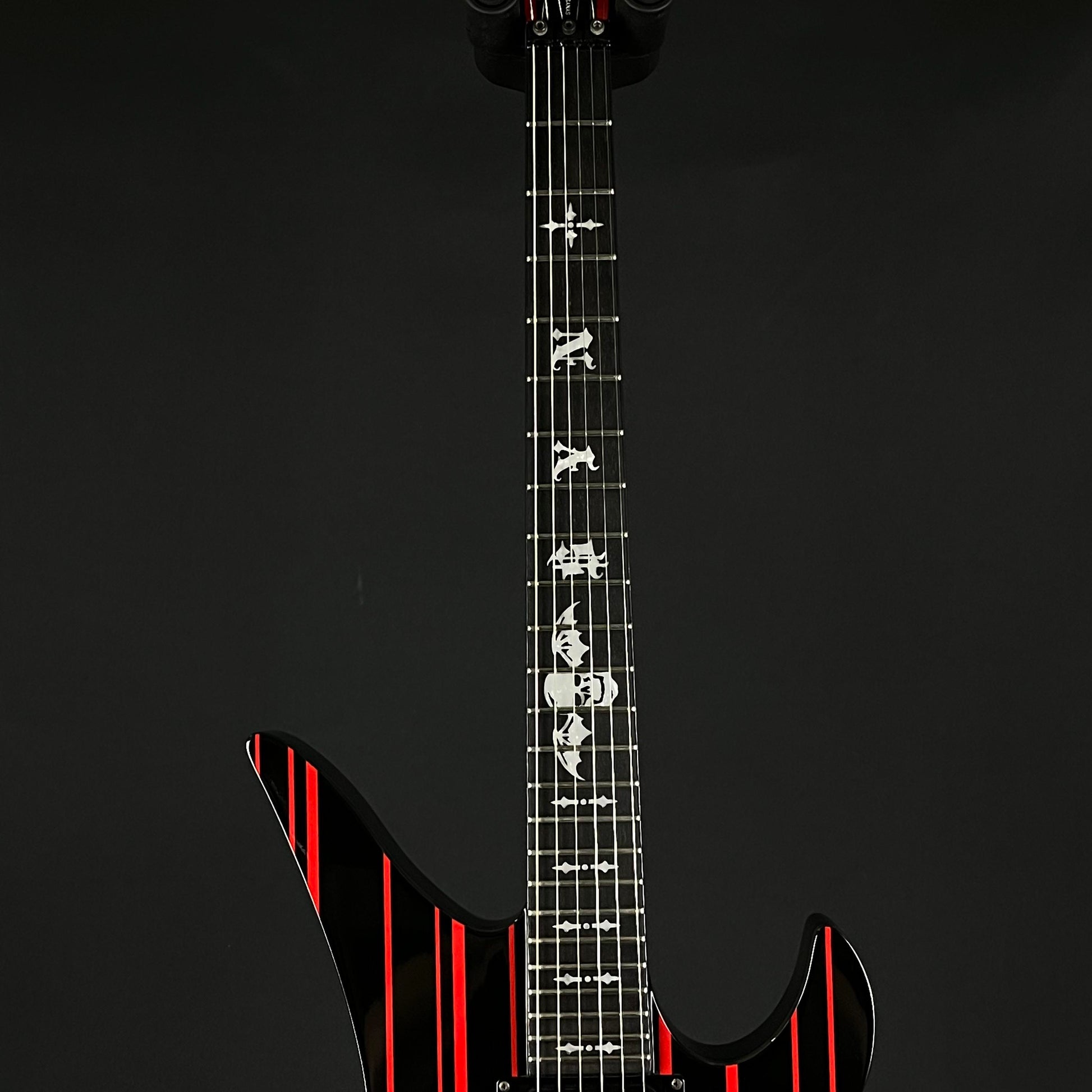 Schecter Synyster Gates Custom Black w/Red Stripes