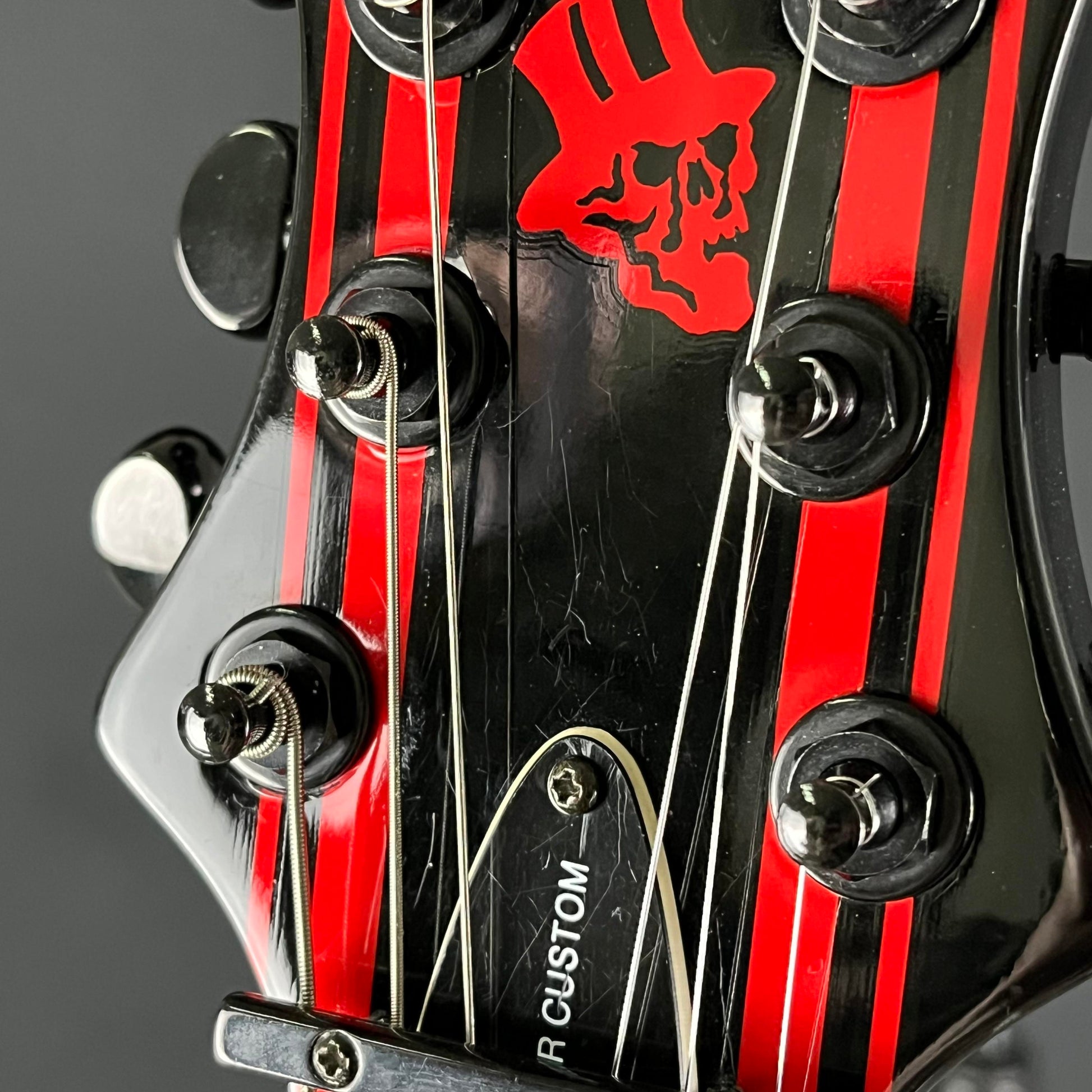 Schecter Synyster Gates Custom Black w/Red Stripes