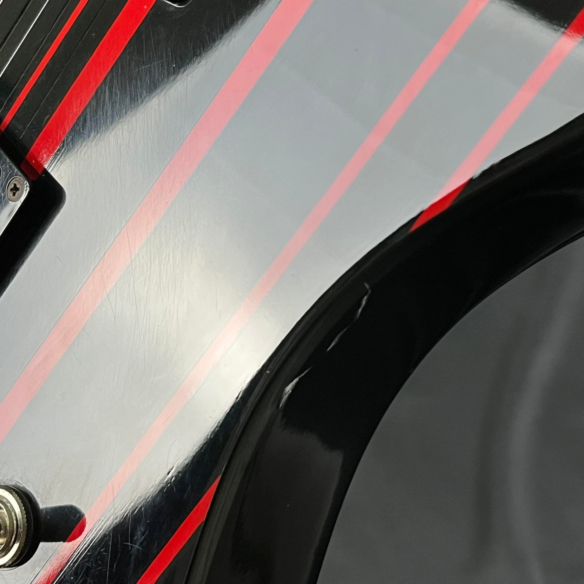 Schecter Synyster Gates Custom Black w/Red Stripes