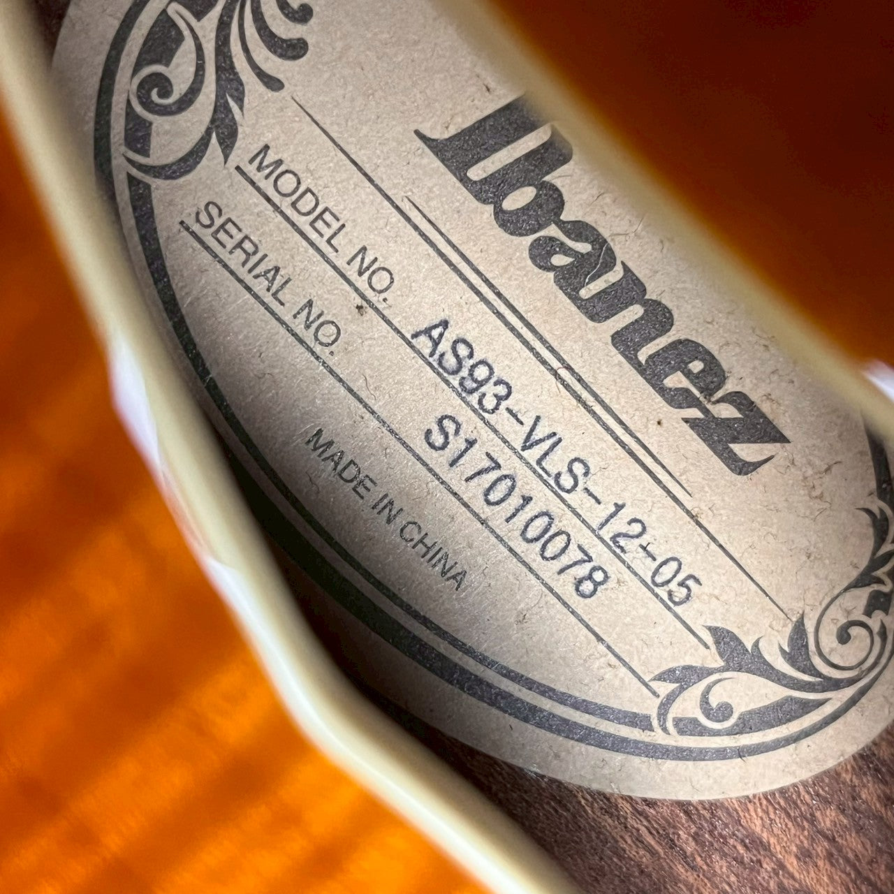Ibanez AS93-VLS