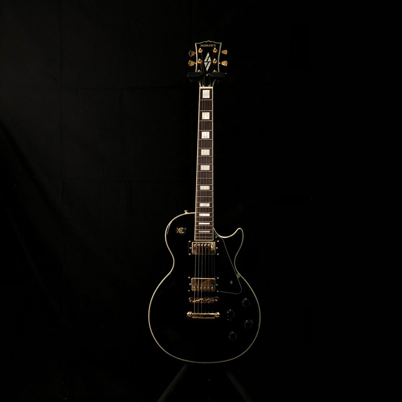 BUSKER'S Les Paul Custom Ebony