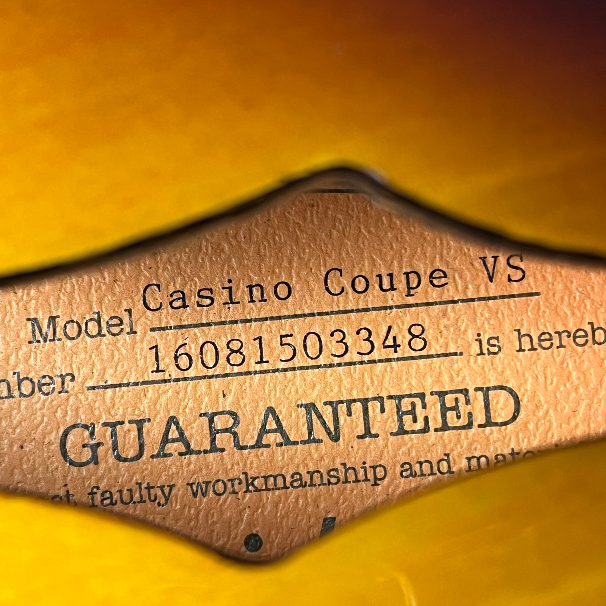 Epiphone Casino Coupe VS 2016