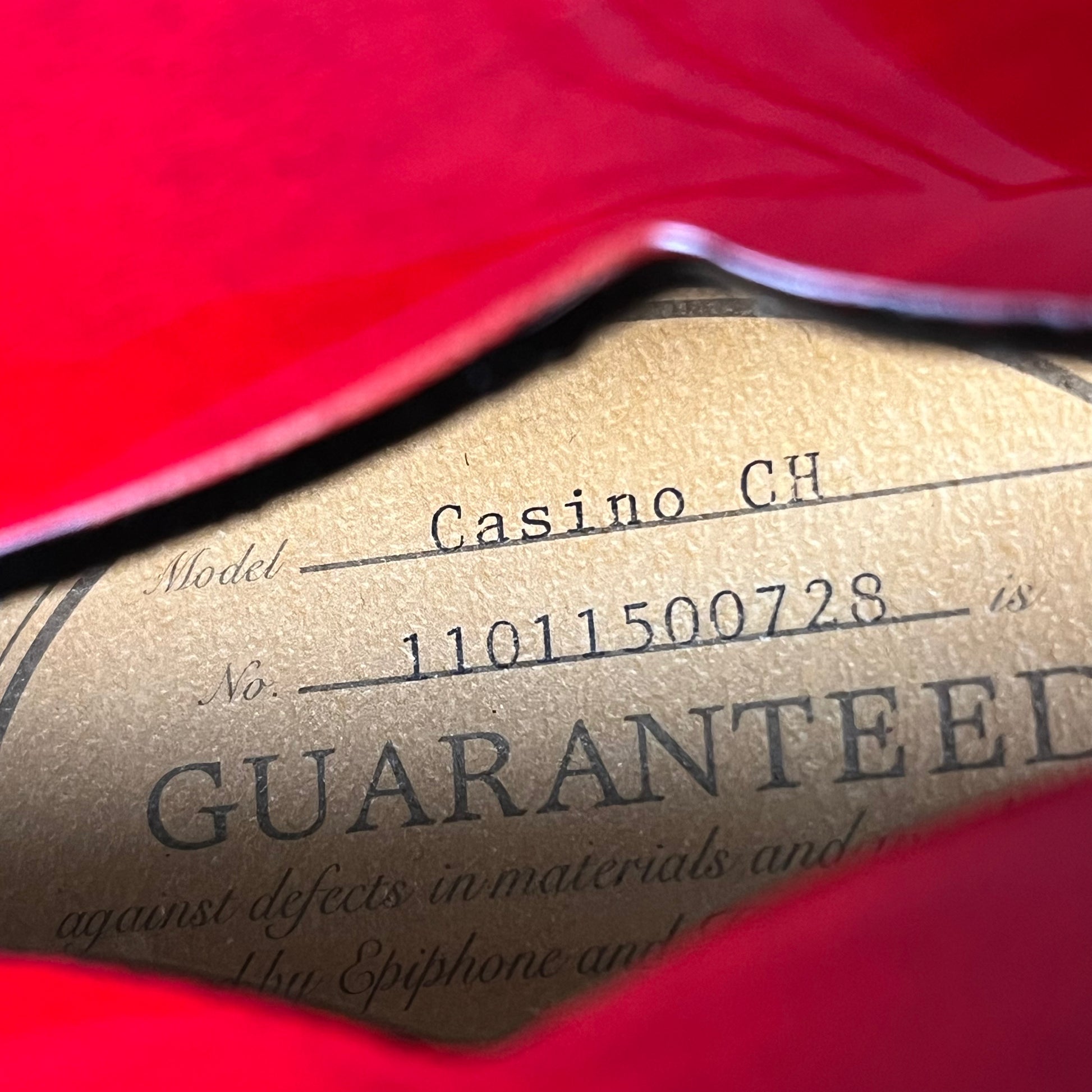 Epiphone Casino CH 2011