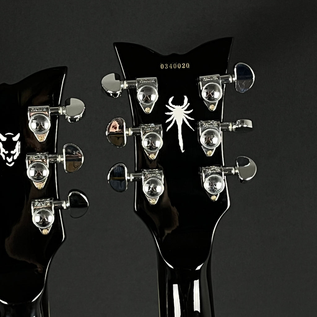Schecter Twin Tribal Scorpion Devil Double Neck