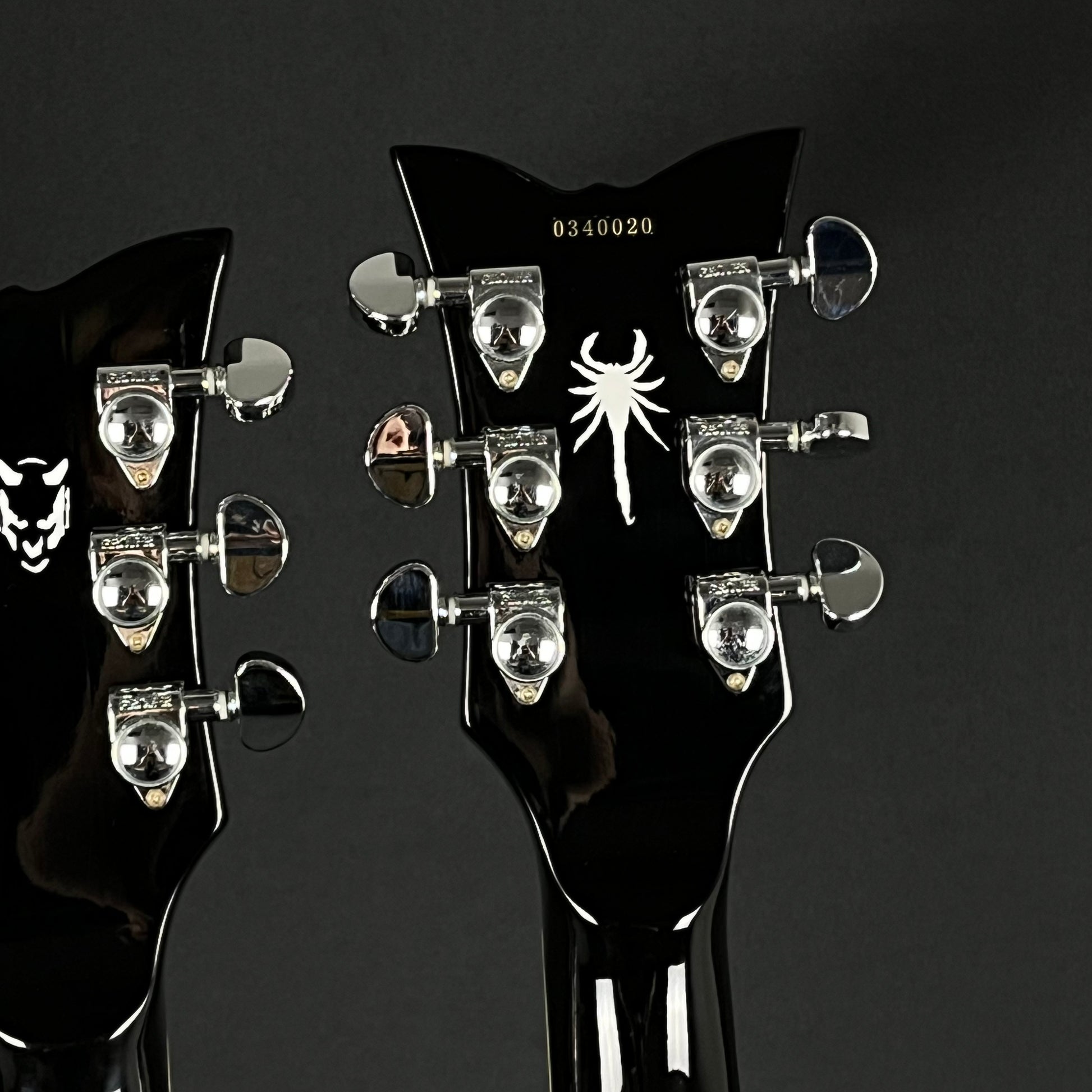 Schecter Twin Tribal Scorpion Devil Double Neck