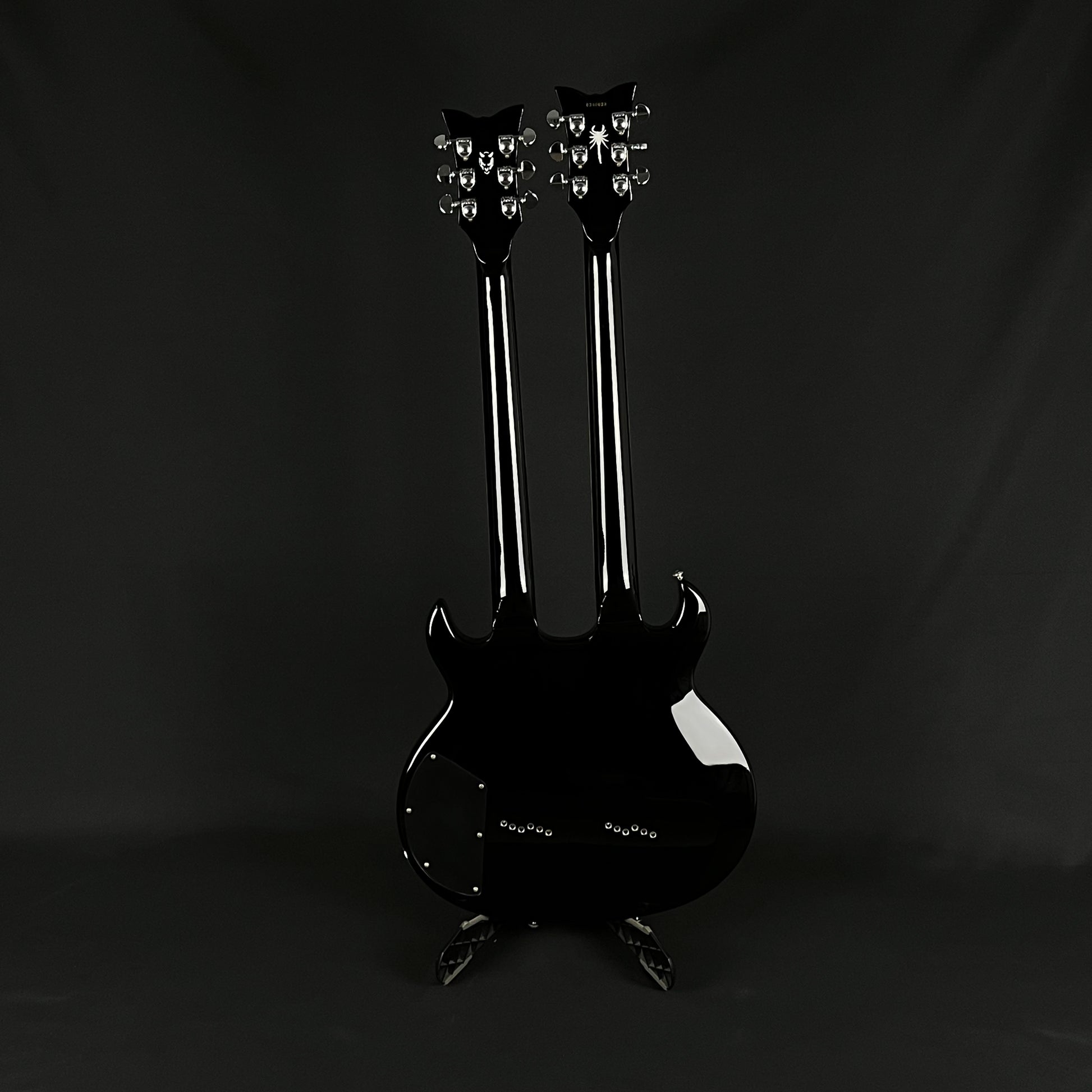 Schecter Twin Tribal Scorpion Devil Double Neck