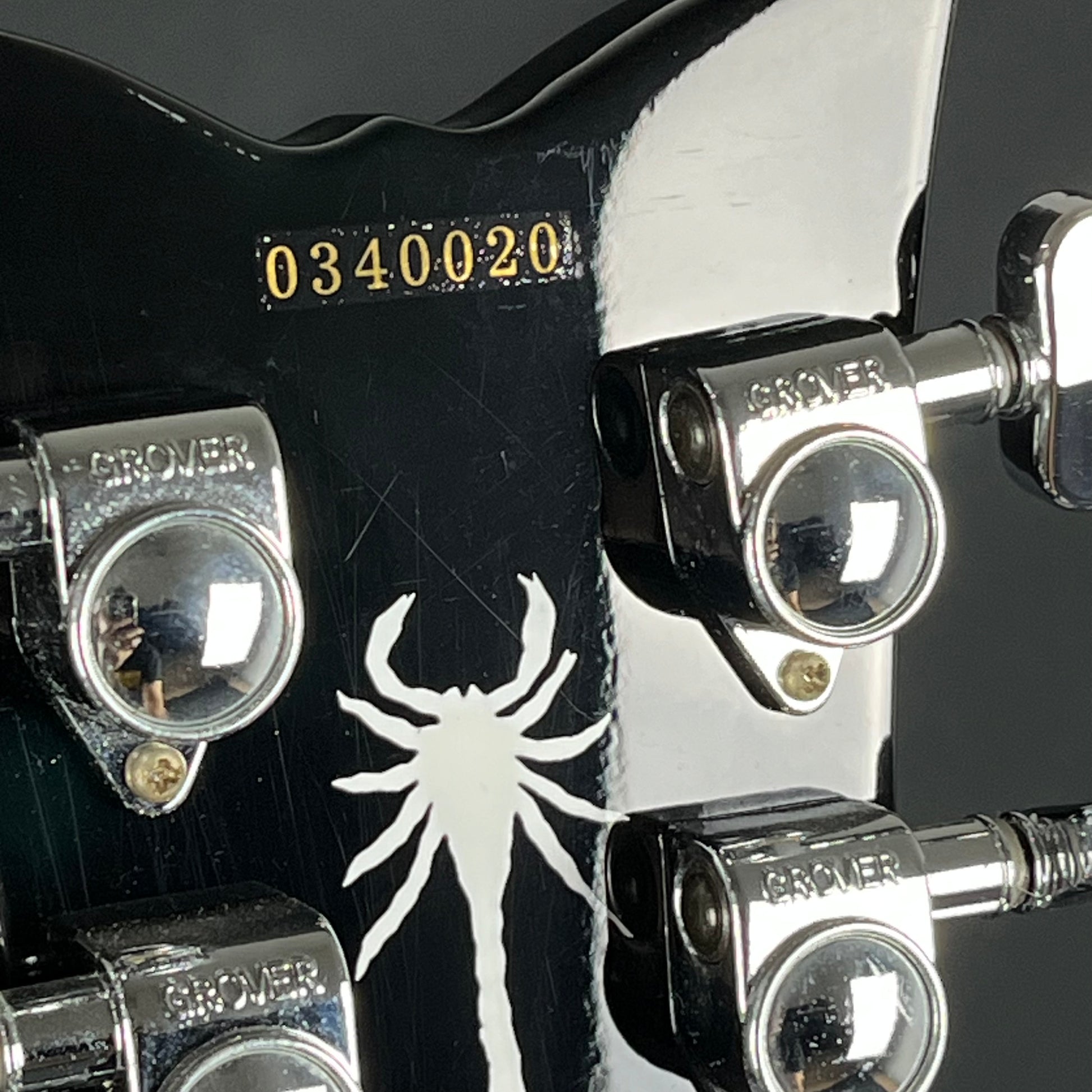 Schecter Twin Tribal Scorpion Devil Double Neck