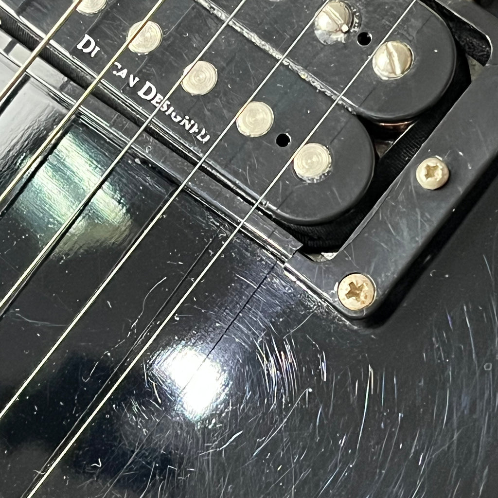 Schecter Twin Tribal Scorpion Devil Double Neck