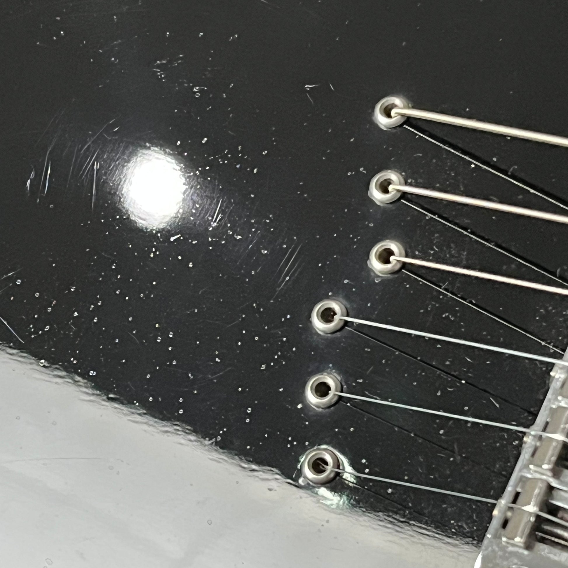 Schecter Twin Tribal Scorpion Devil Double Neck