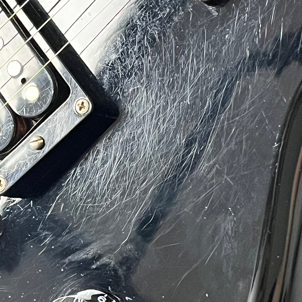 Schecter Twin Tribal Scorpion Devil Double Neck