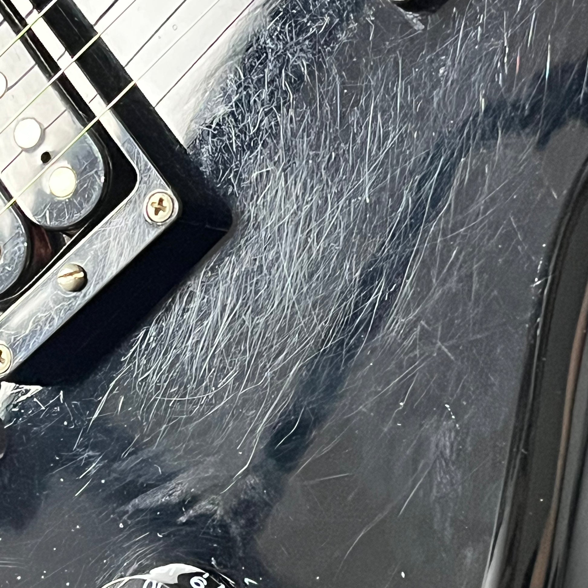 Schecter Twin Tribal Scorpion Devil Double Neck