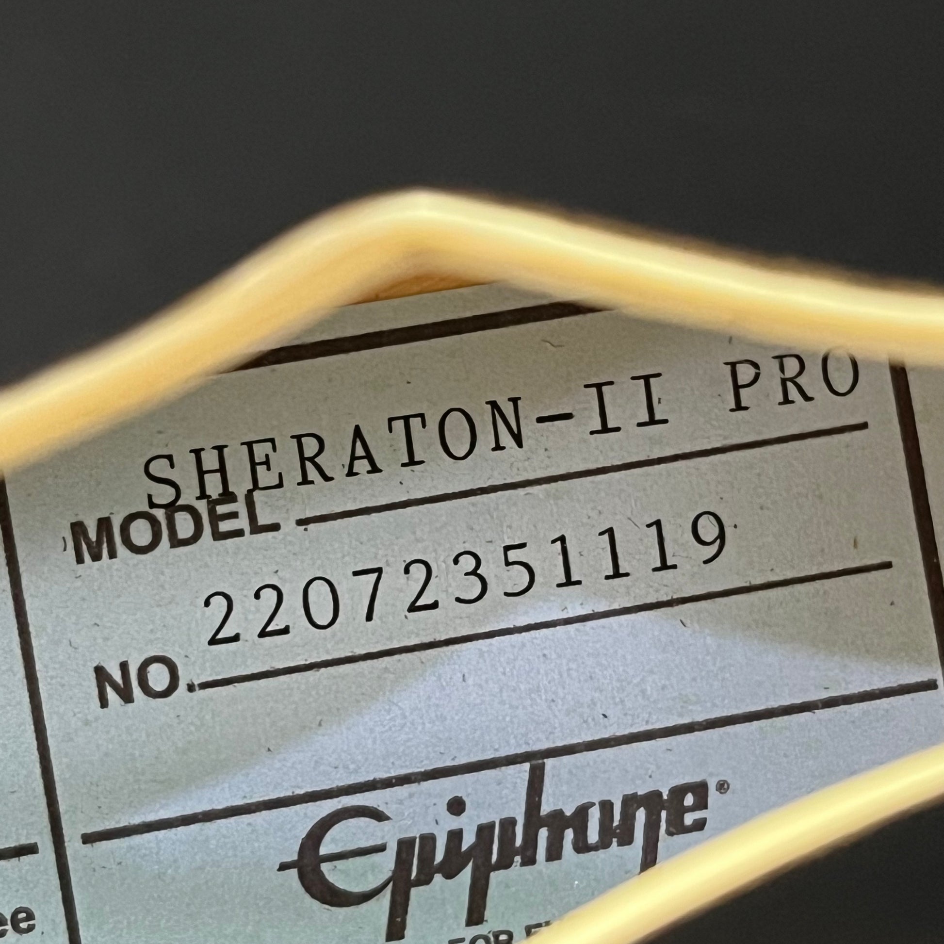 Epiphone SHERATON Pro II 2022