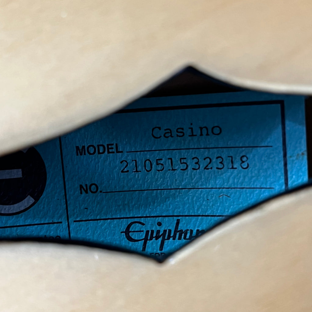 Epiphone Casino 2021 Mod