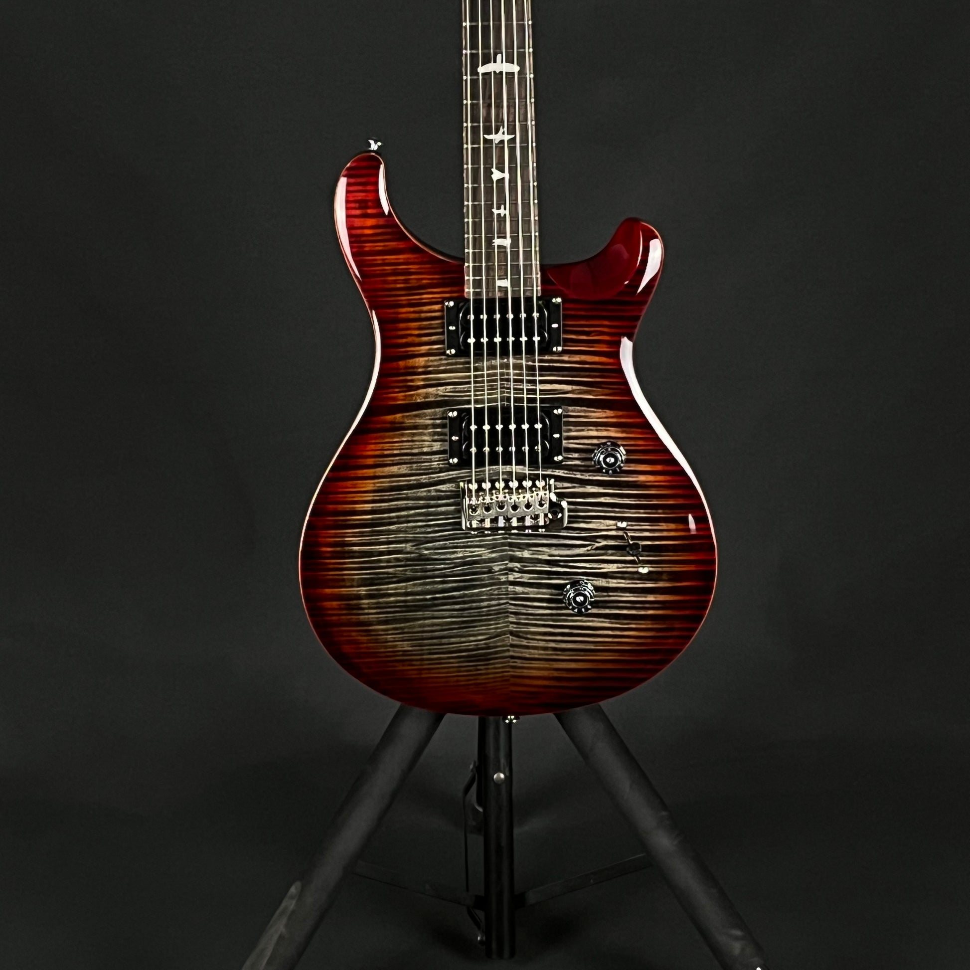 PRS SE Custom 24 2024 Charcoal Cherry Burst