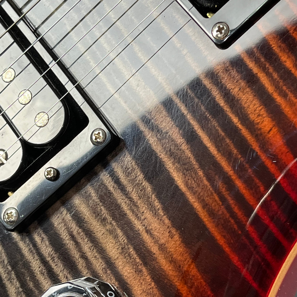 PRS SE Custom 24 2024 Charcoal Cherry Burst