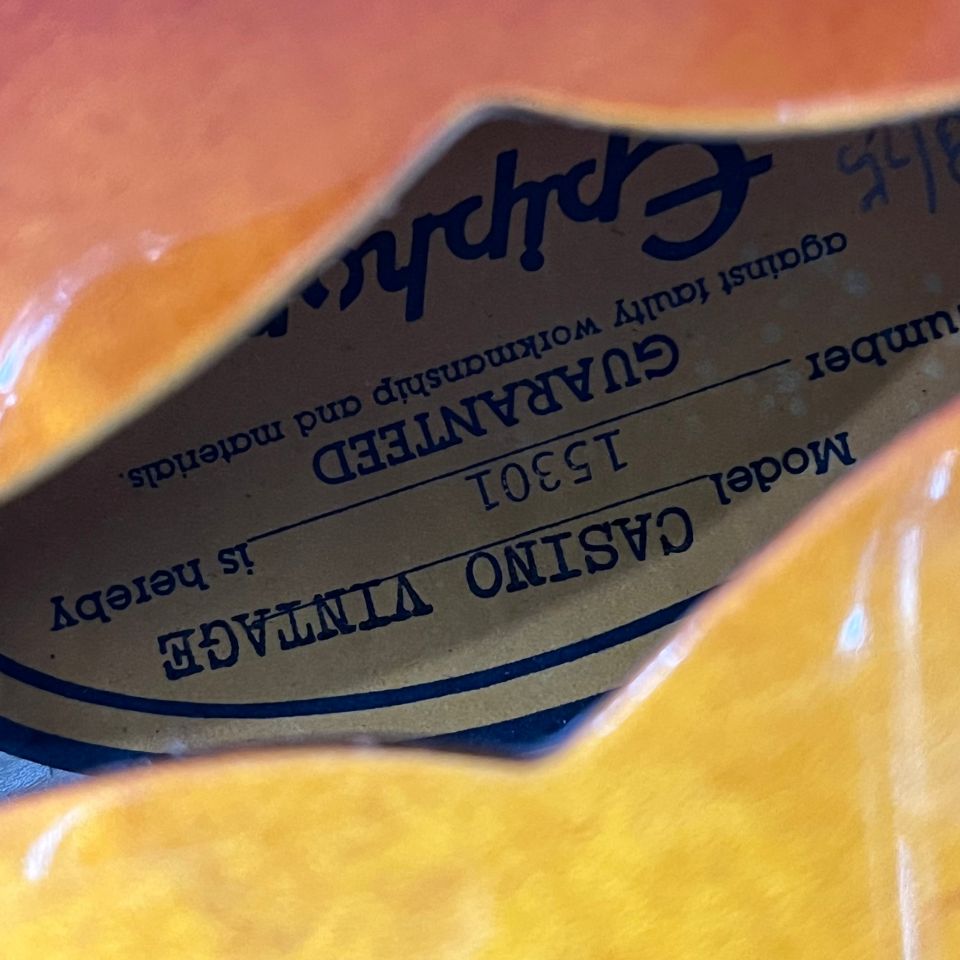 Epiphone Japan Casino Vintage