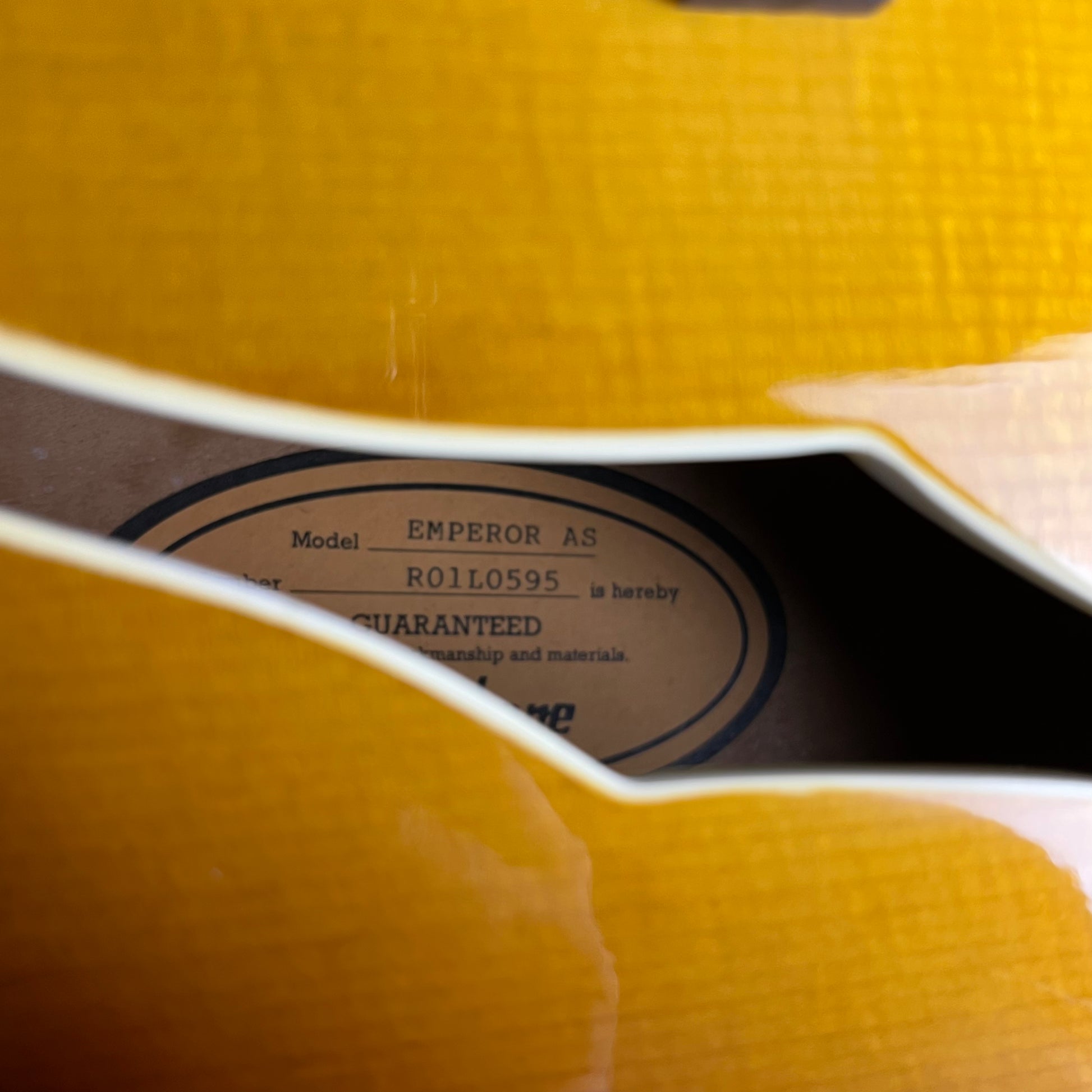 Epiphone Korea Emperor AS 2001