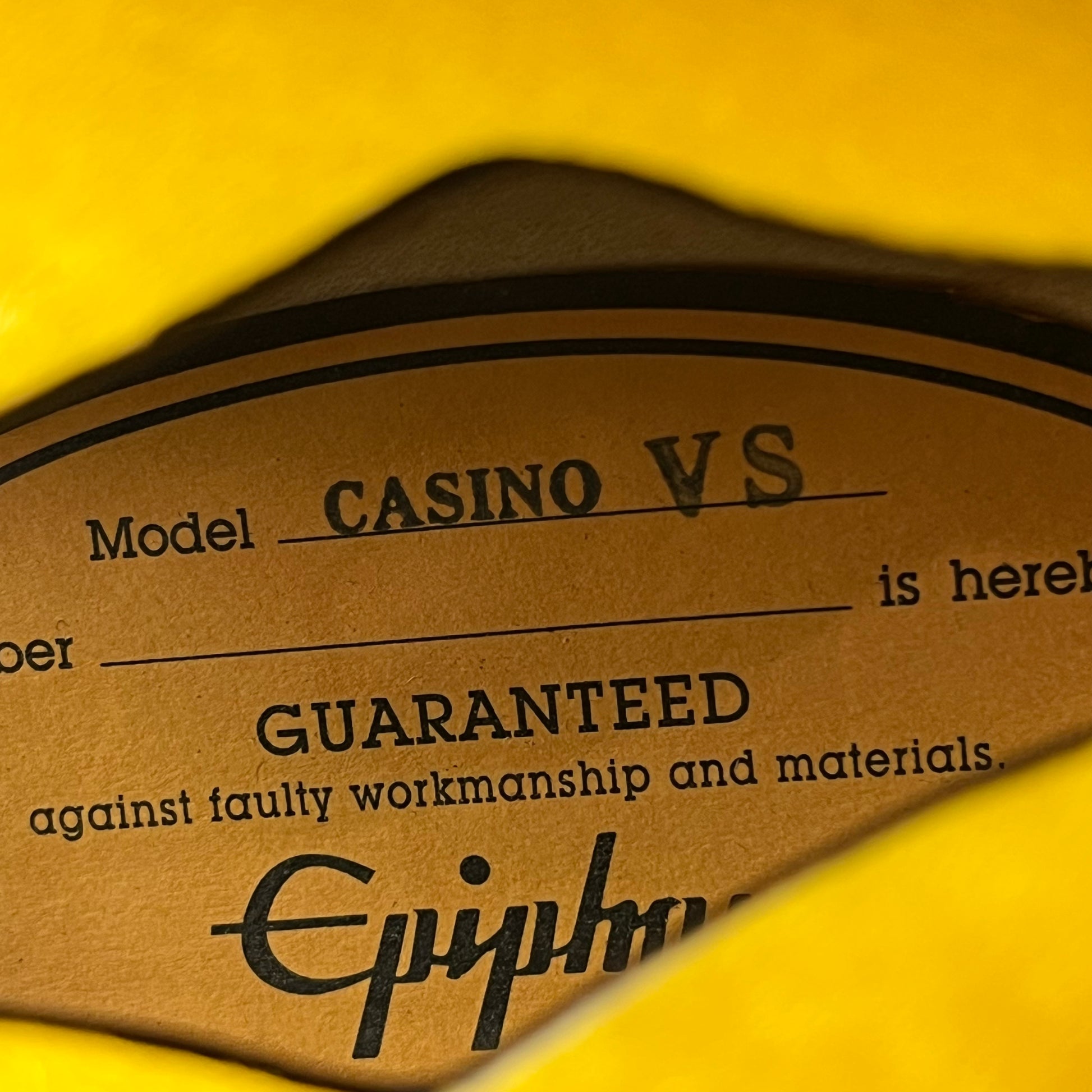 Epiphone Korea Casino VS