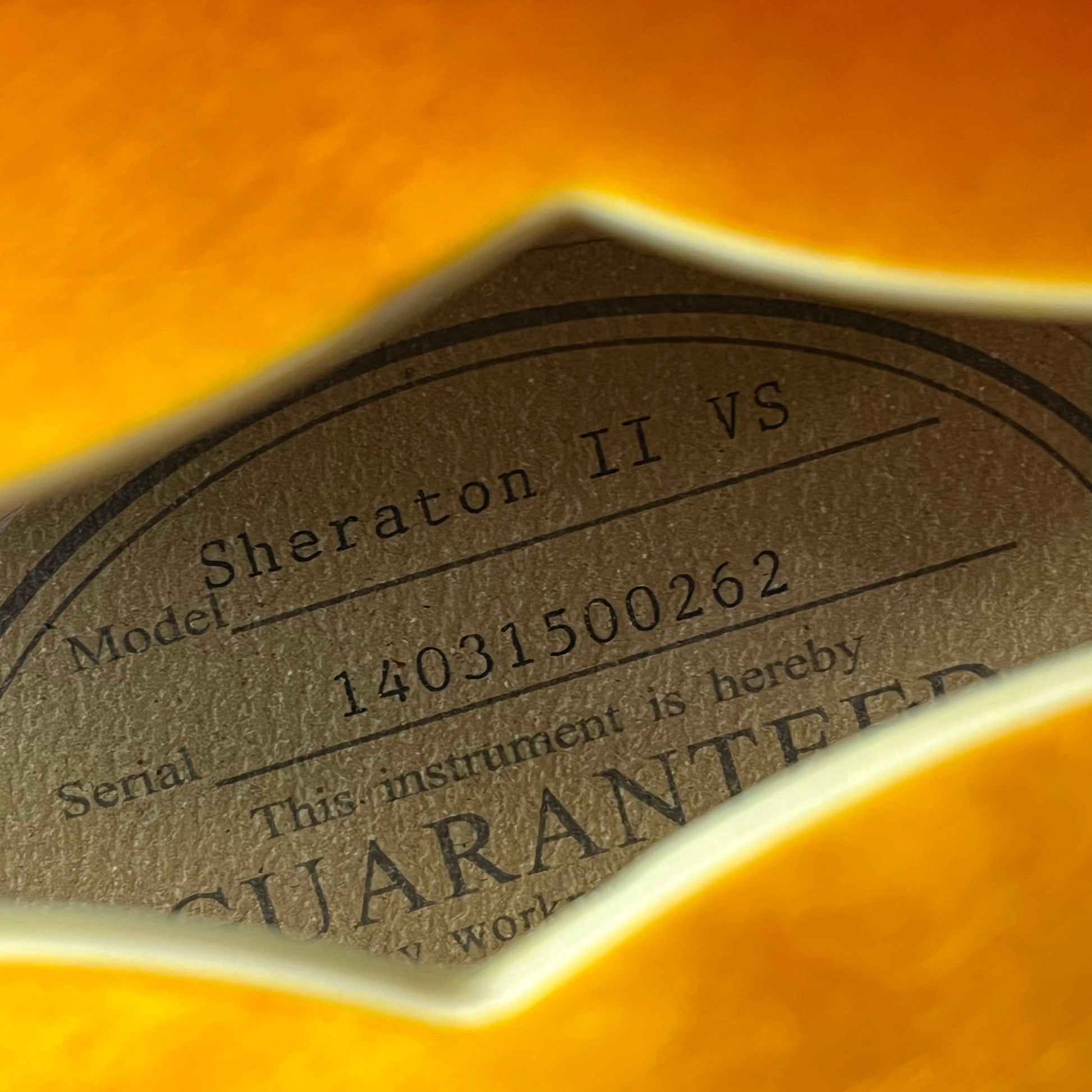 Epiphone SHERATON II VS 2014