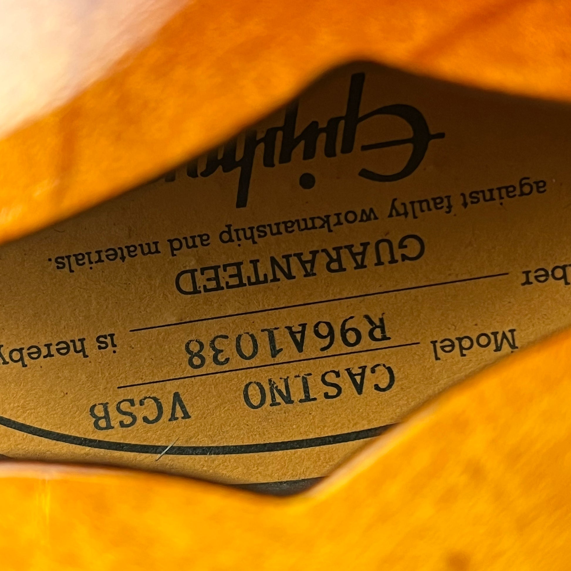 Epiphone Korea Casino VCSB