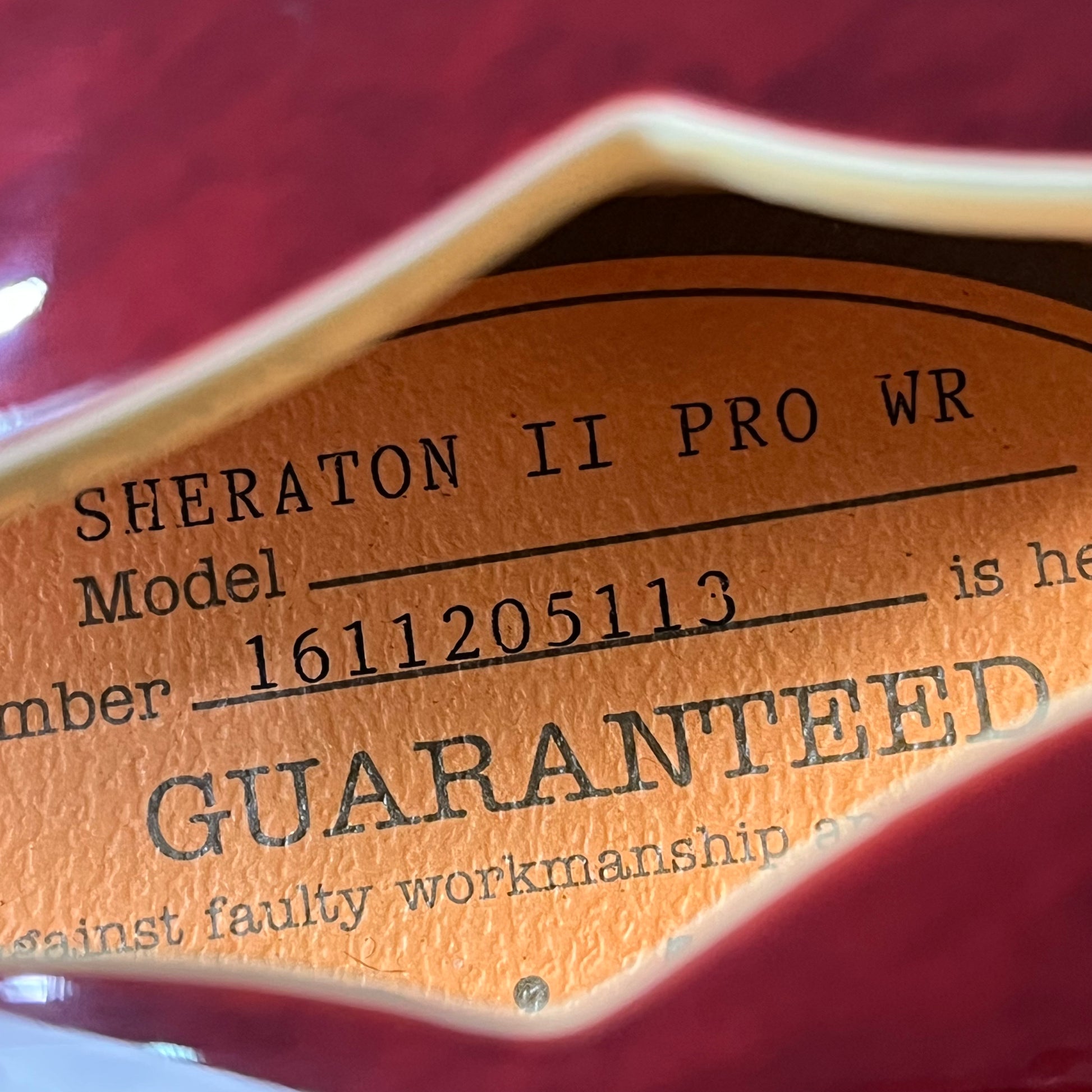Epiphone SHERATON Pro II WR