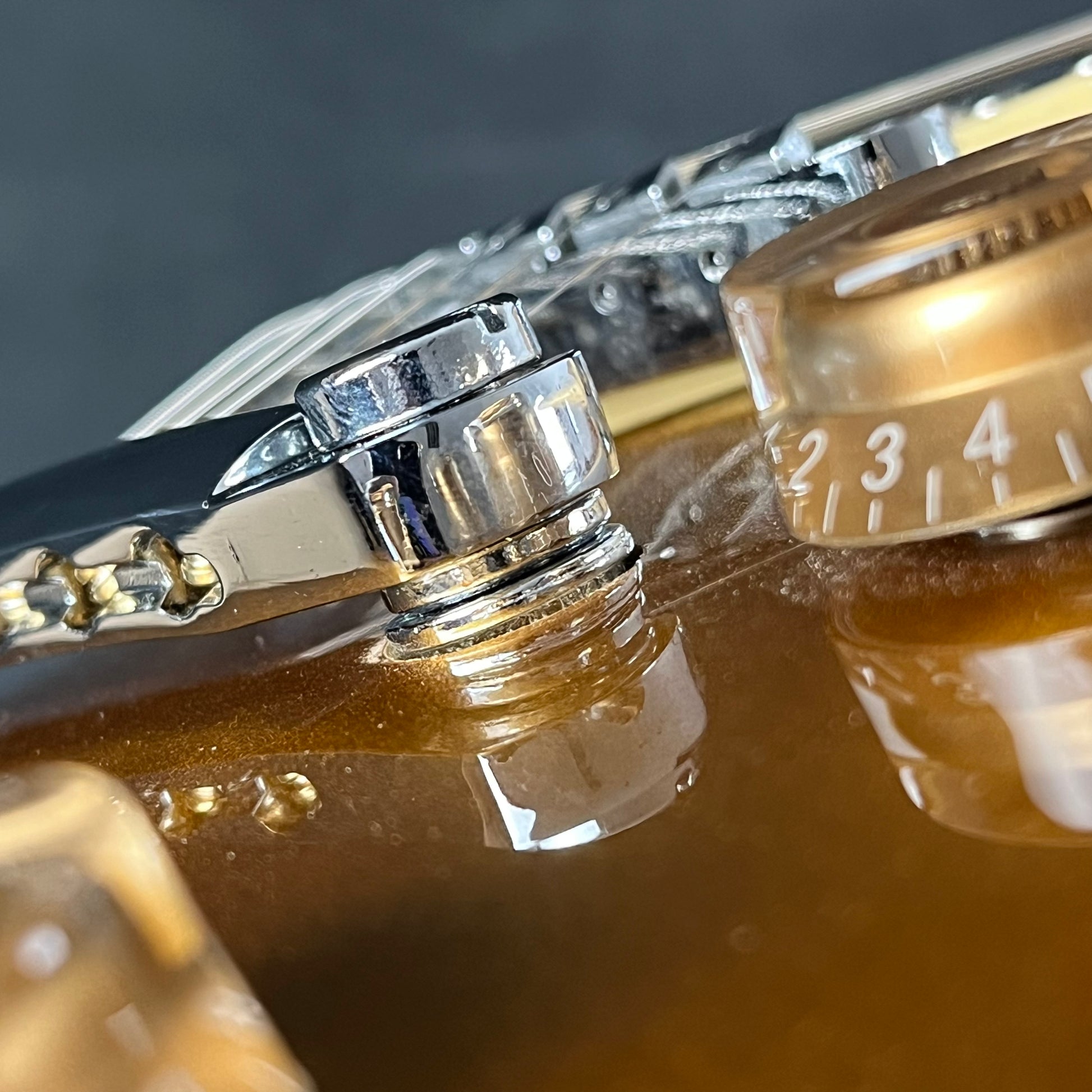 Bacchus Les Paul Gold Top P-90