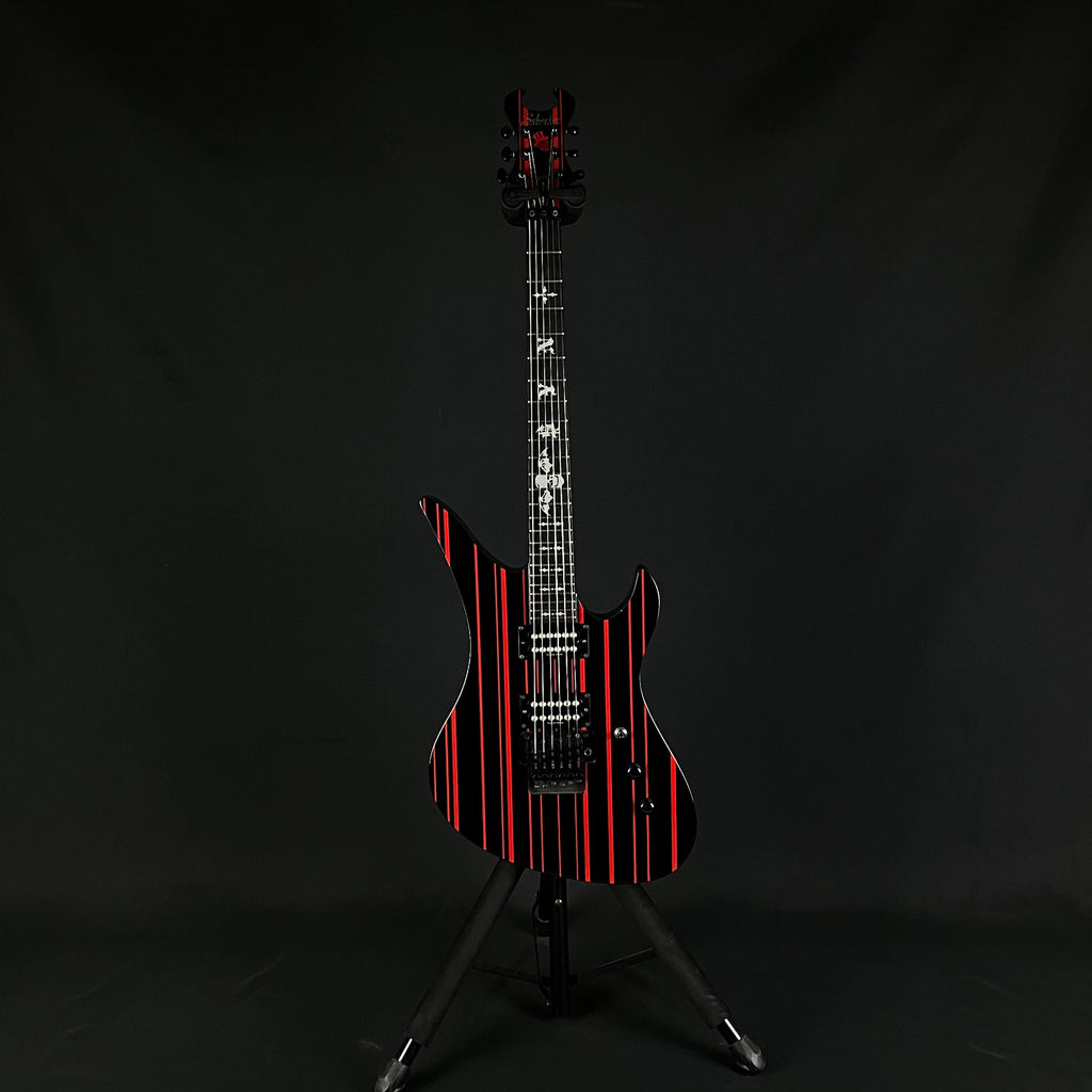 Schecter Synyster Gates Custom Black w/Red Stripes
