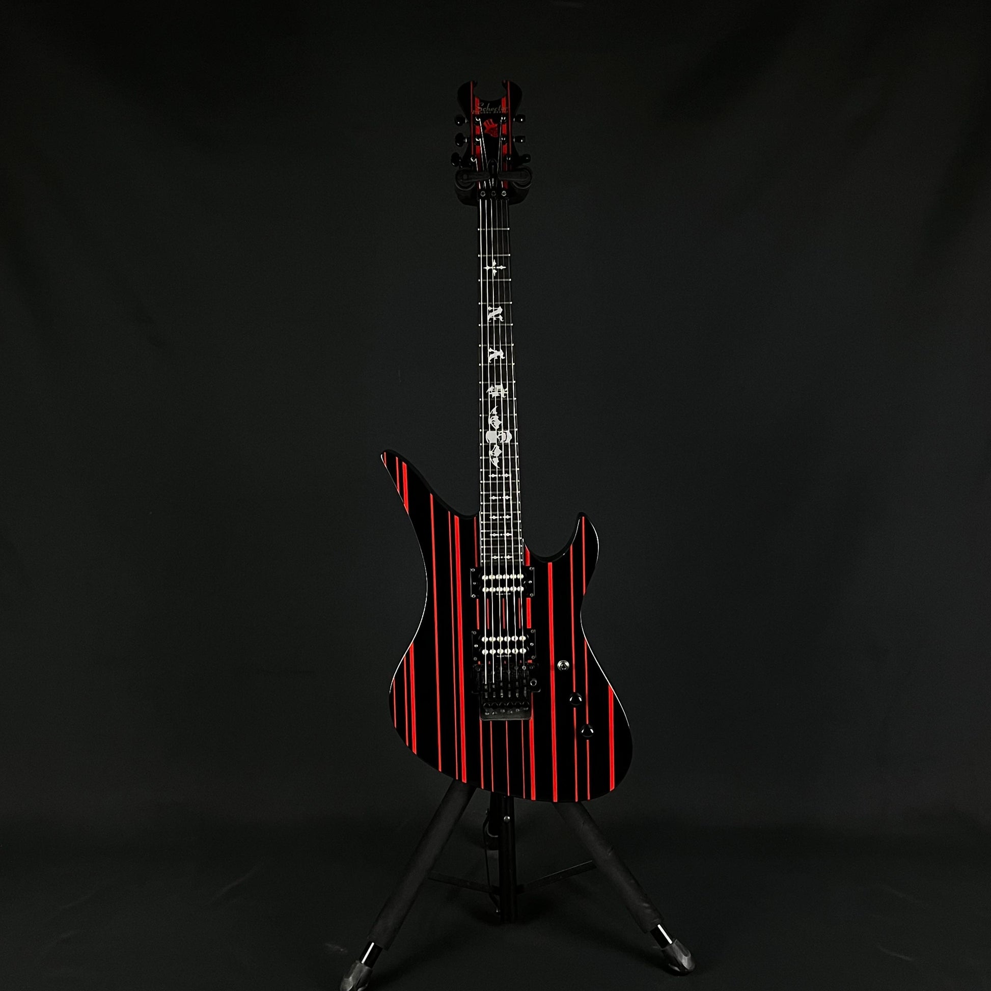 Schecter Synyster Gates Custom Black w/Red Stripes