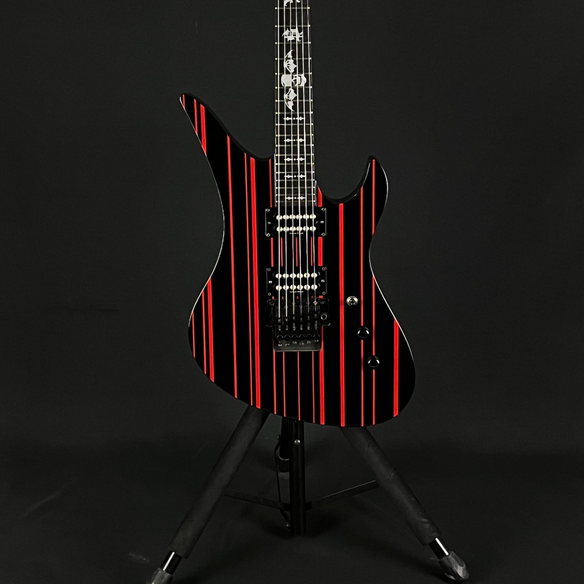 Schecter Synyster Gates Custom Black w/Red Stripes