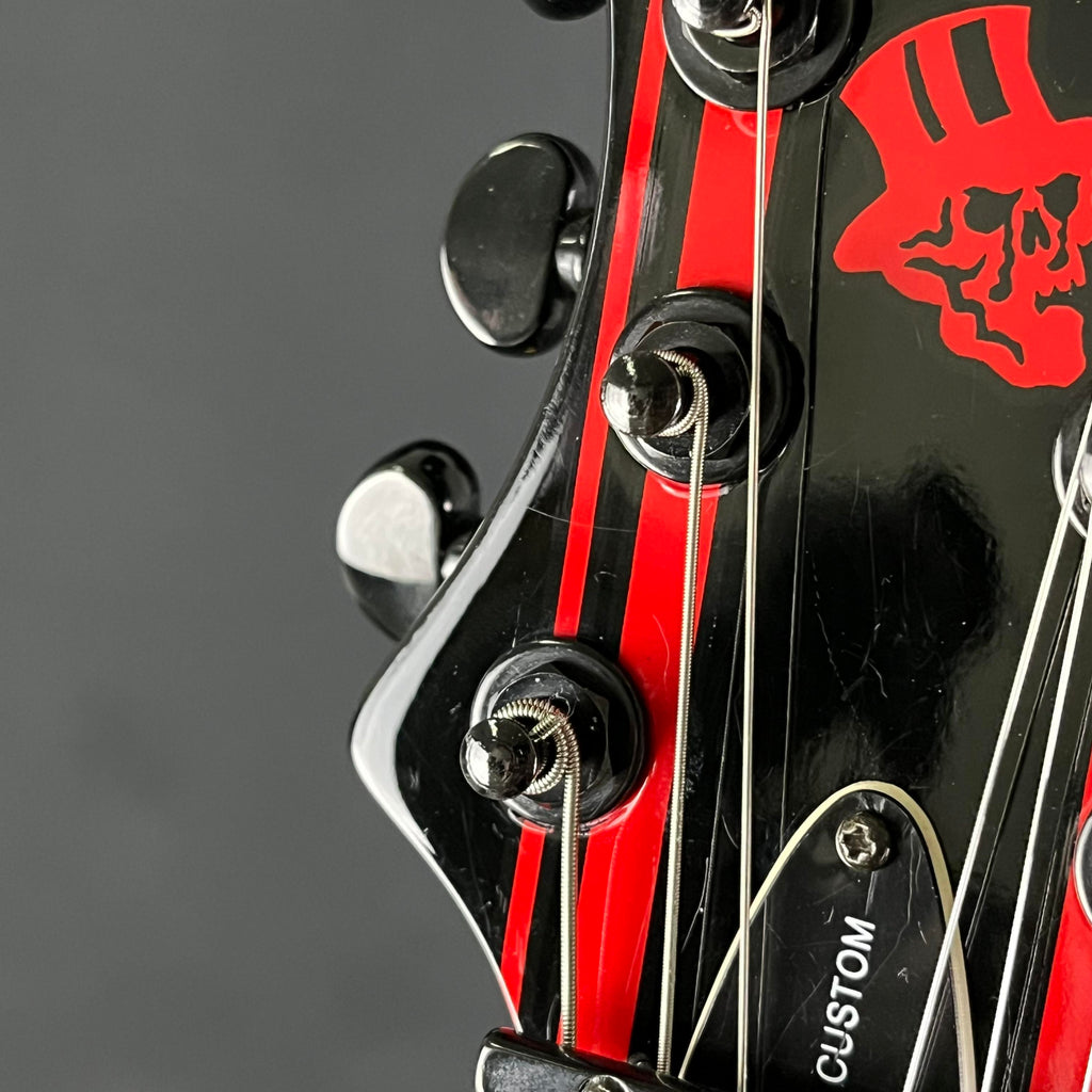 Schecter Synyster Gates Custom Black w/Red Stripes