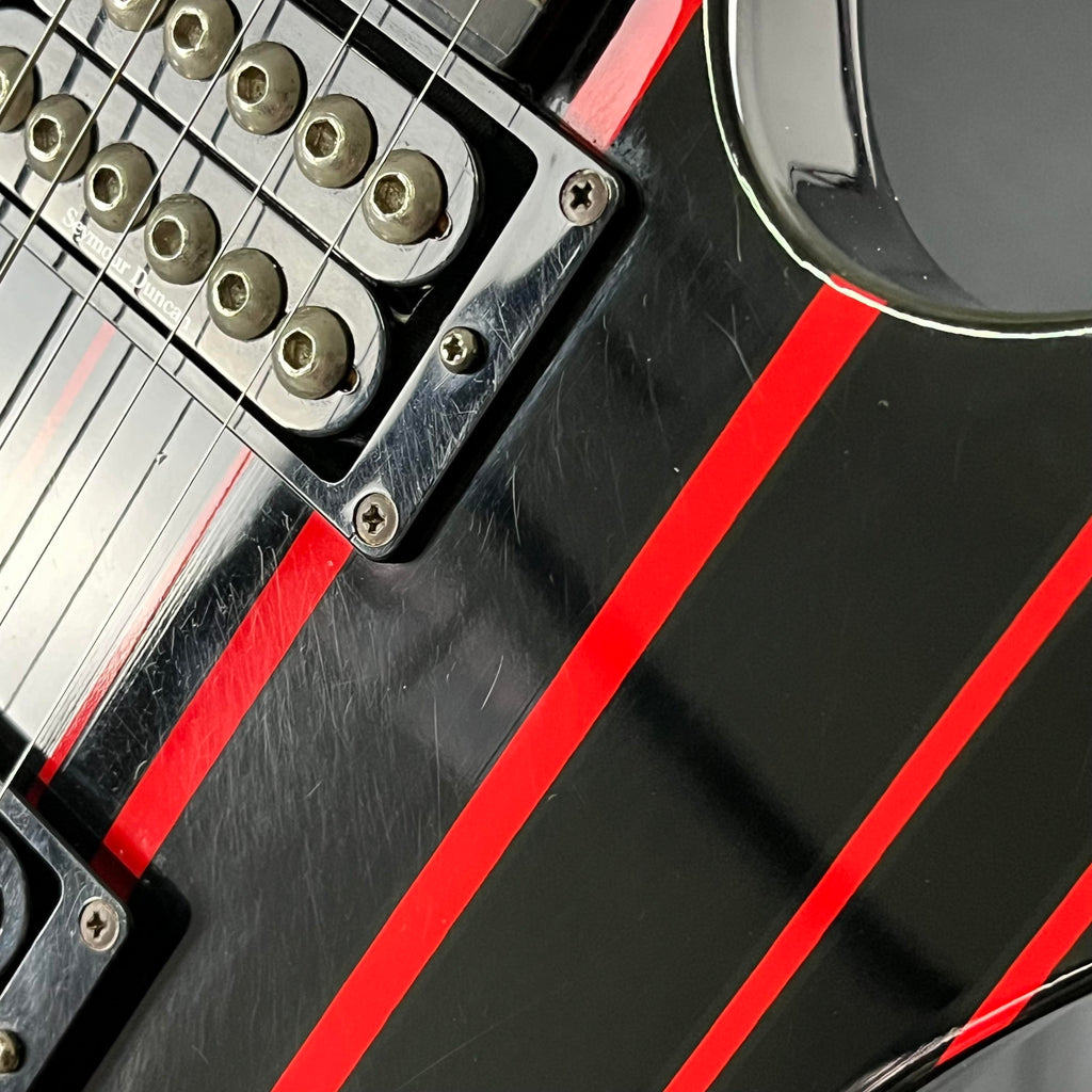 Schecter Synyster Gates Custom Black w/Red Stripes