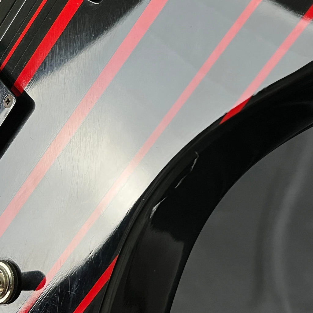 Schecter Synyster Gates Custom Black w/Red Stripes