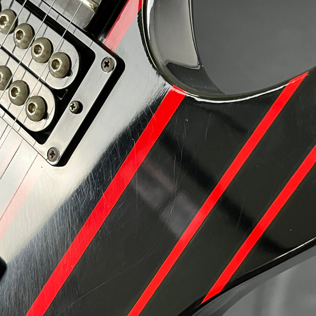 Schecter Synyster Gates Custom Black w/Red Stripes