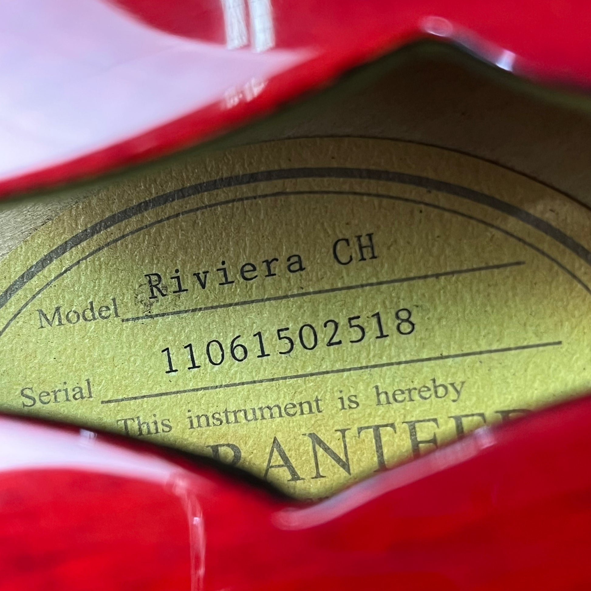 Epiphone Riviera CH 2011