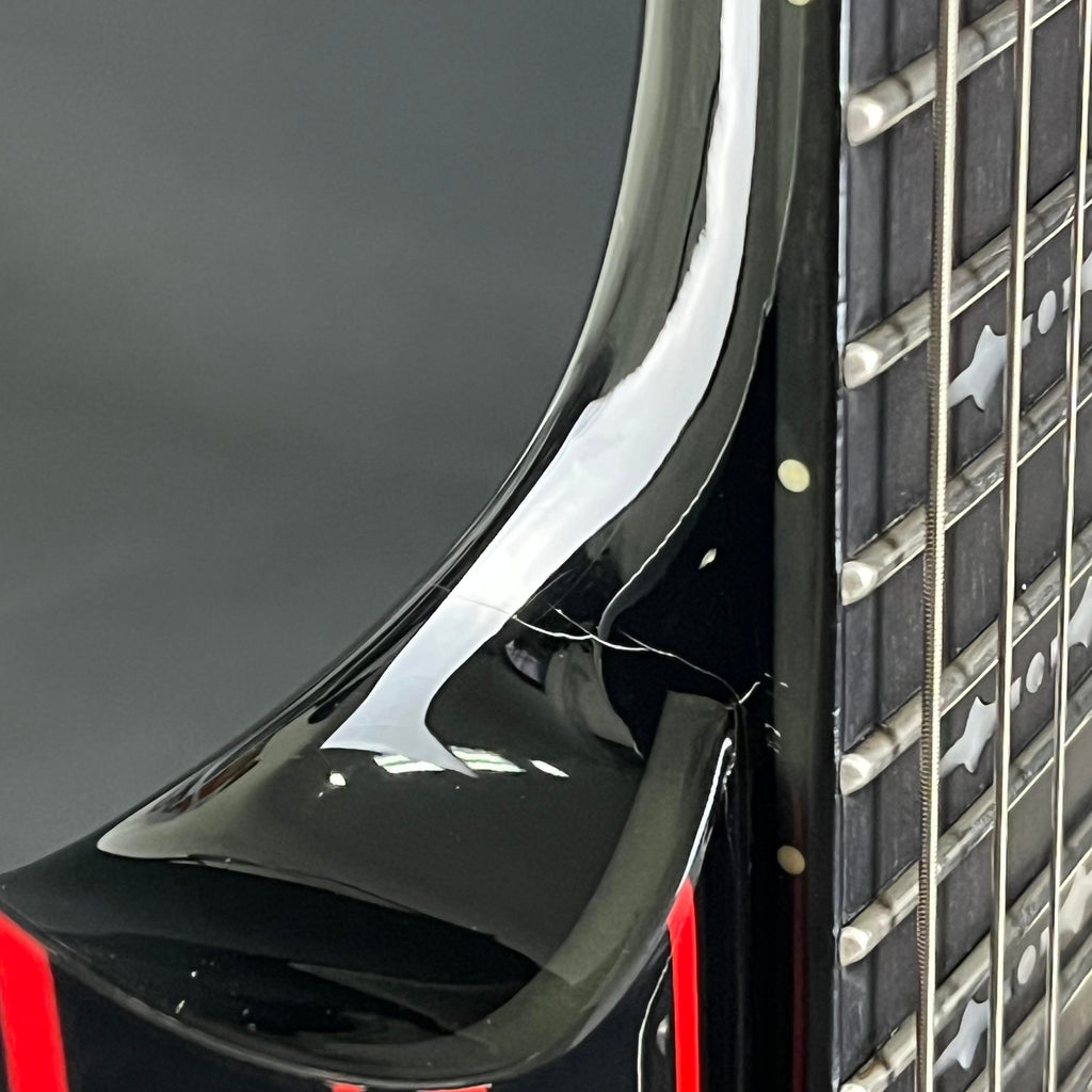 Schecter Synyster Gates Custom Black w/Red Stripes