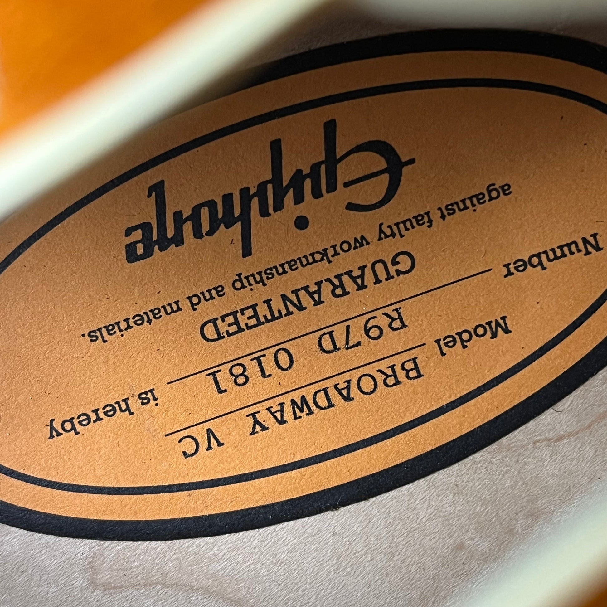 Epiphone Korea BROADWAY VC