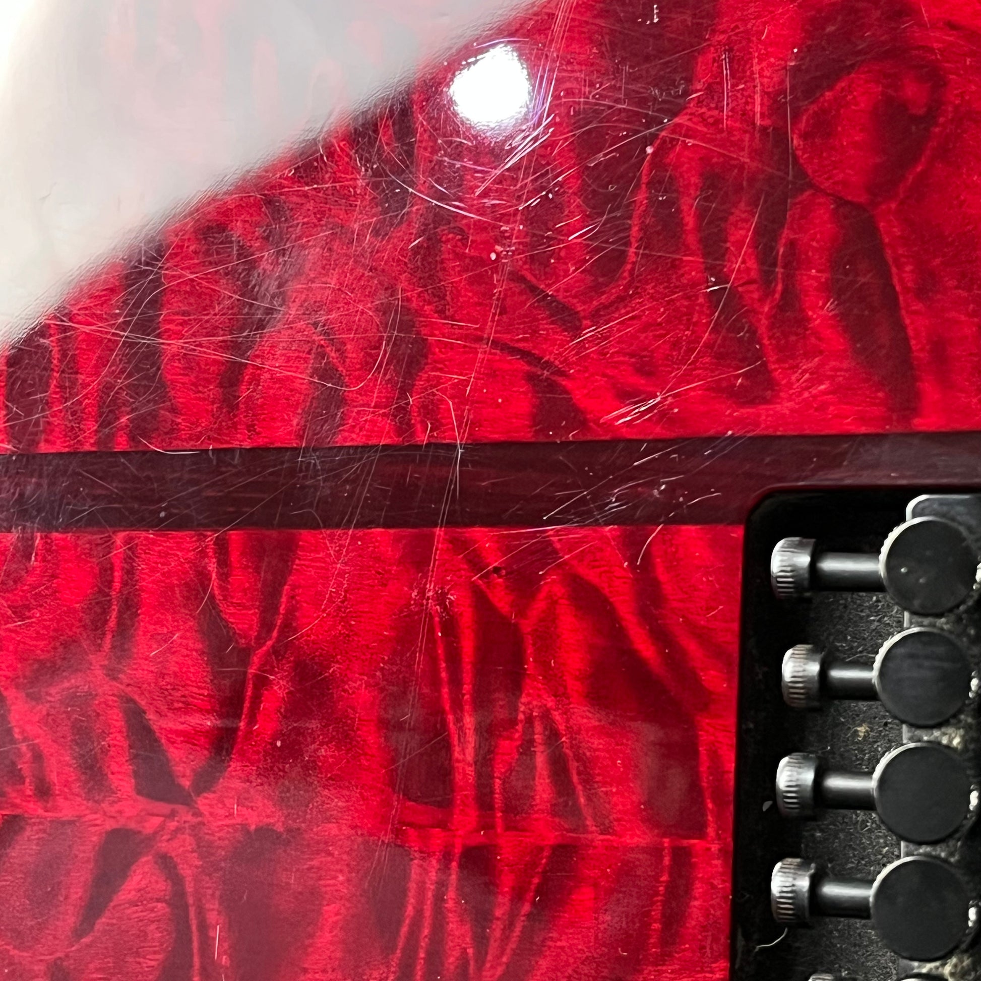 B.C. Rich Mockingbird ST Transparent Red