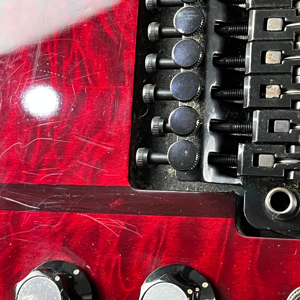 B.C. Rich Mockingbird ST Transparent Red