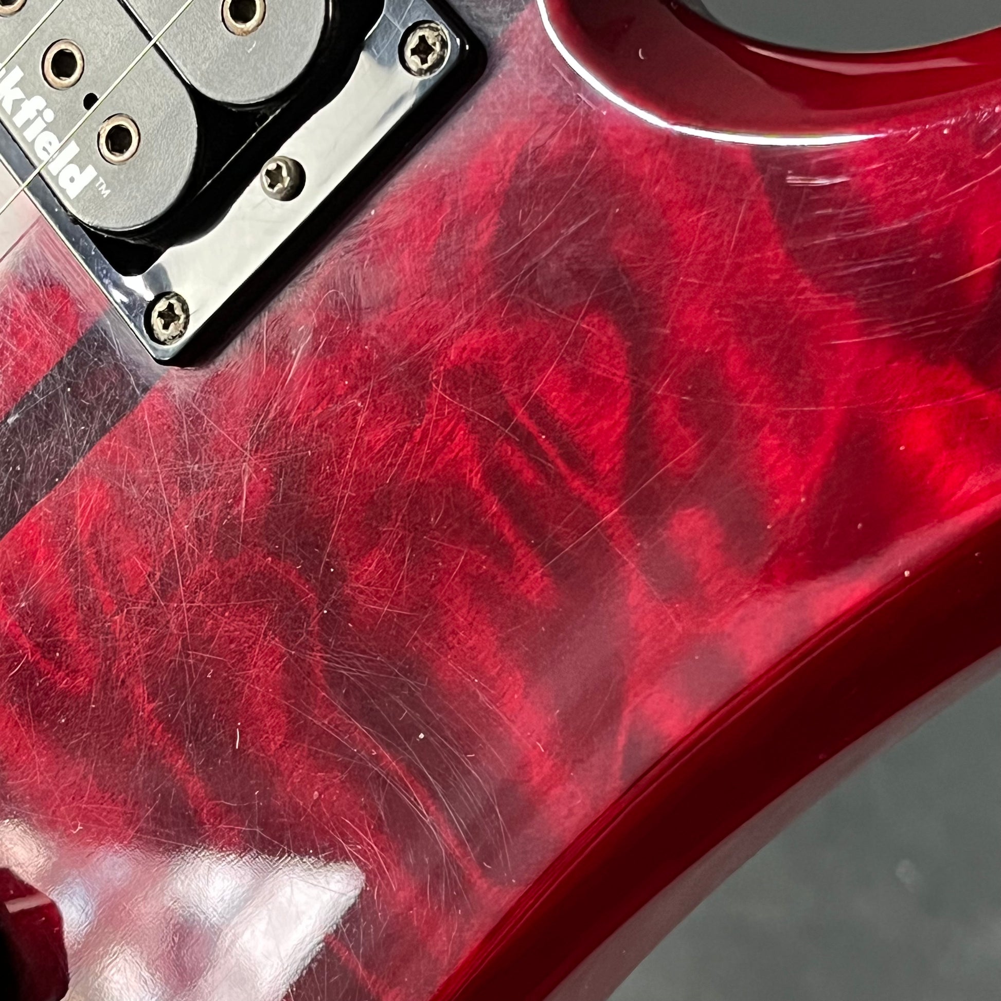 B.C. Rich Mockingbird ST Transparent Red