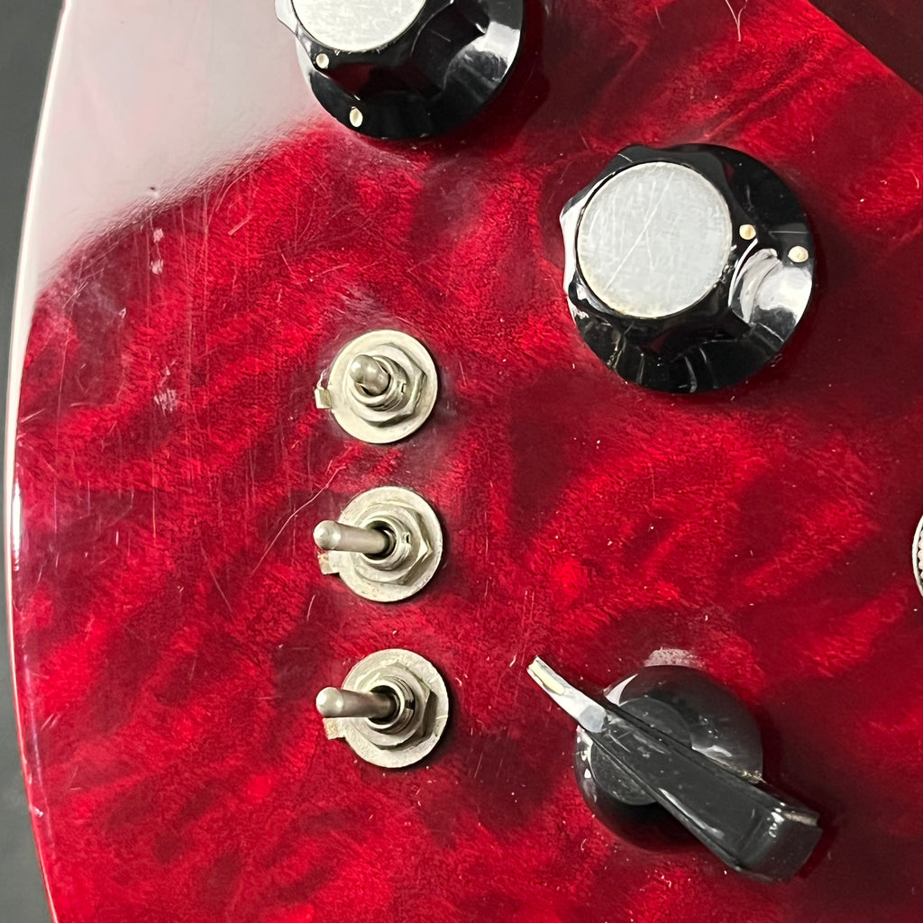 B.C. Rich Mockingbird ST Transparent Red