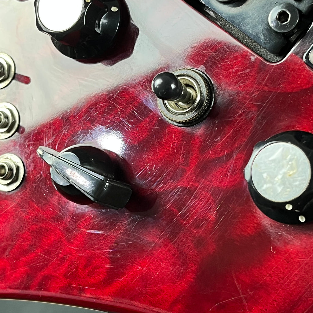 B.C. Rich Mockingbird ST Transparent Red