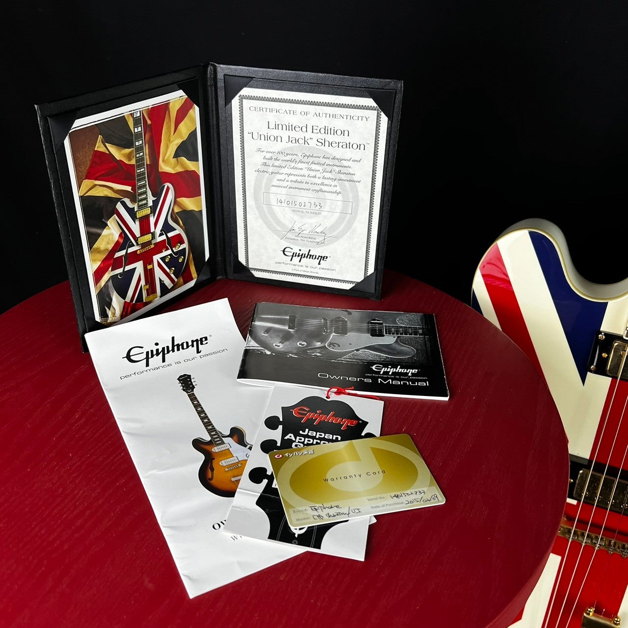 Epiphone Limited Edition Union Jack Sheraton