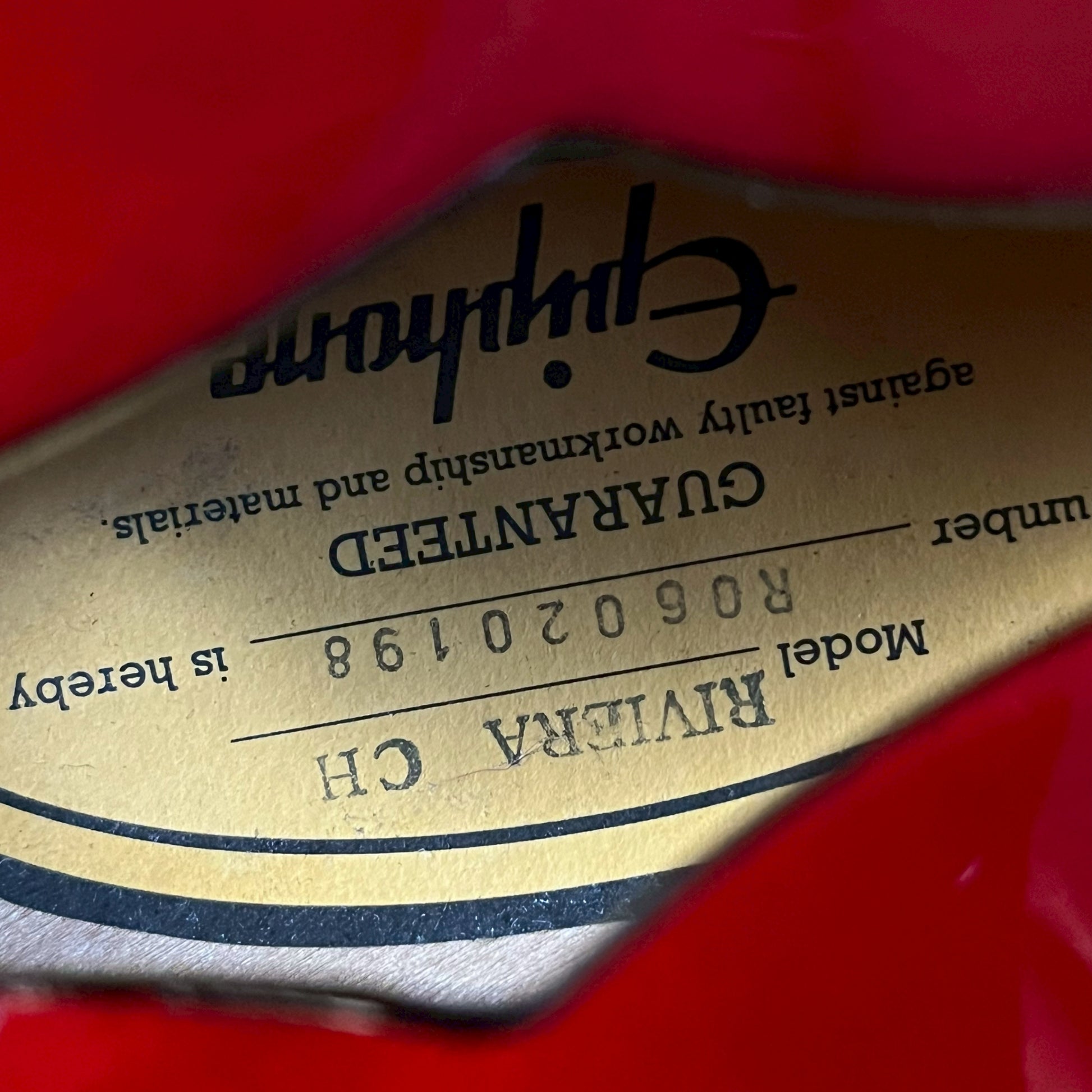 Epiphone Korea Riviera CH