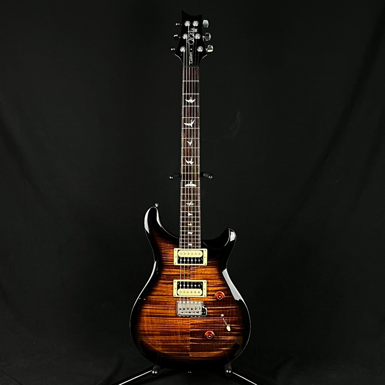 PRS SE Custom 24 Black Gold Burst