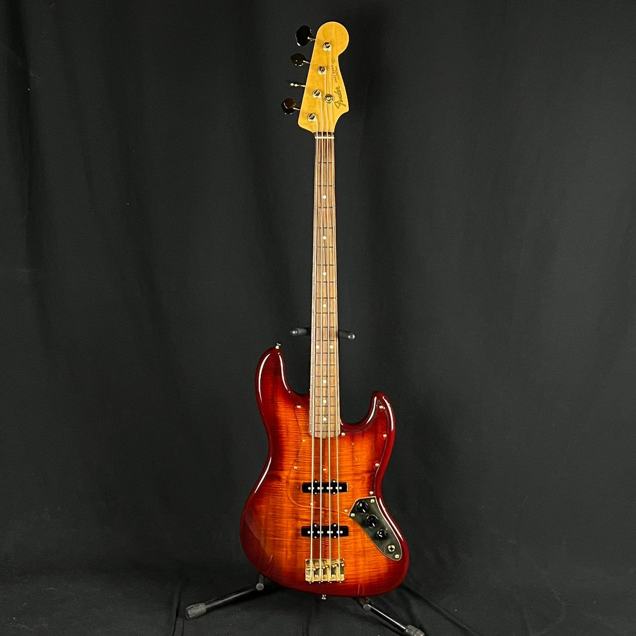 Fender Japan Flame KOA Top Jazz Bass 2013