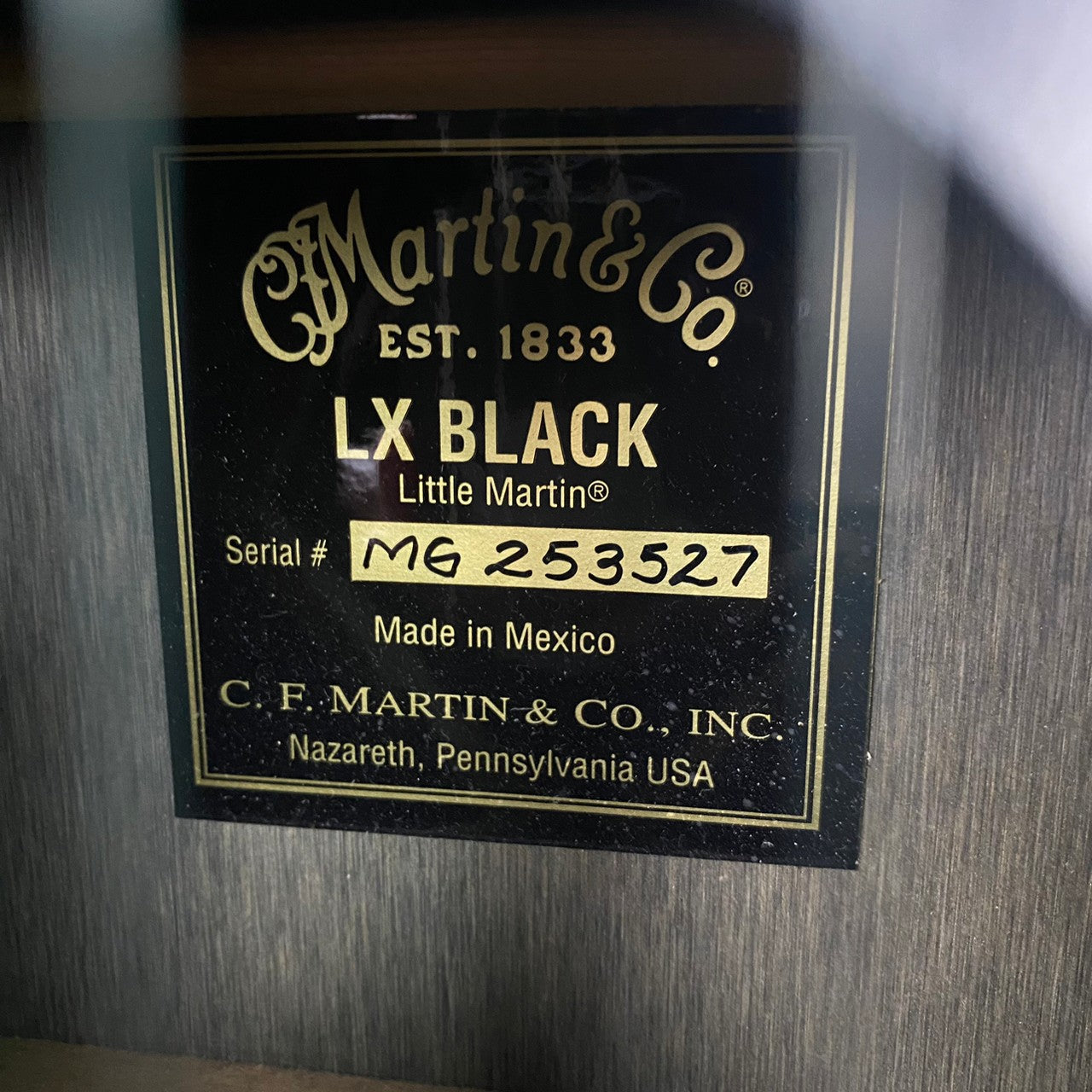 Martin LX BLACK Mexico