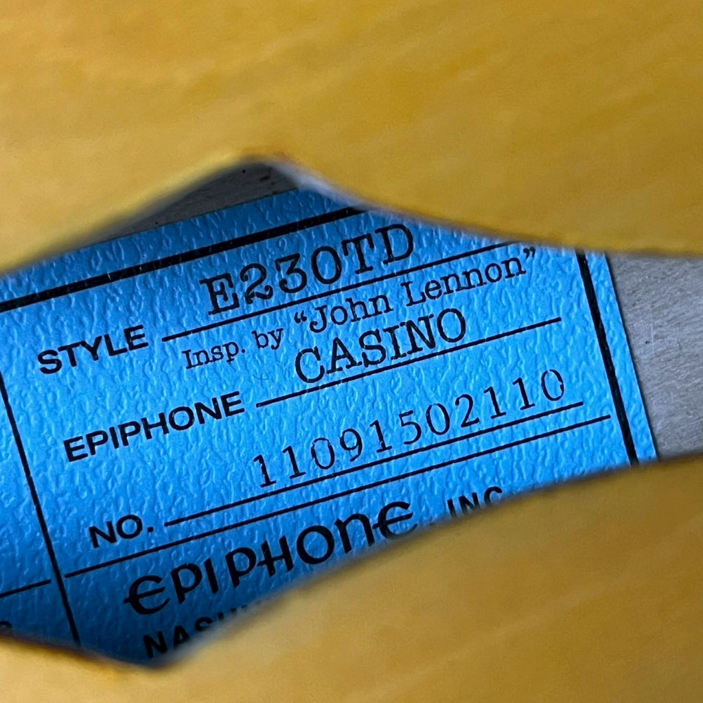 Epiphone Casino E230TD Insp By John Lennon 2011