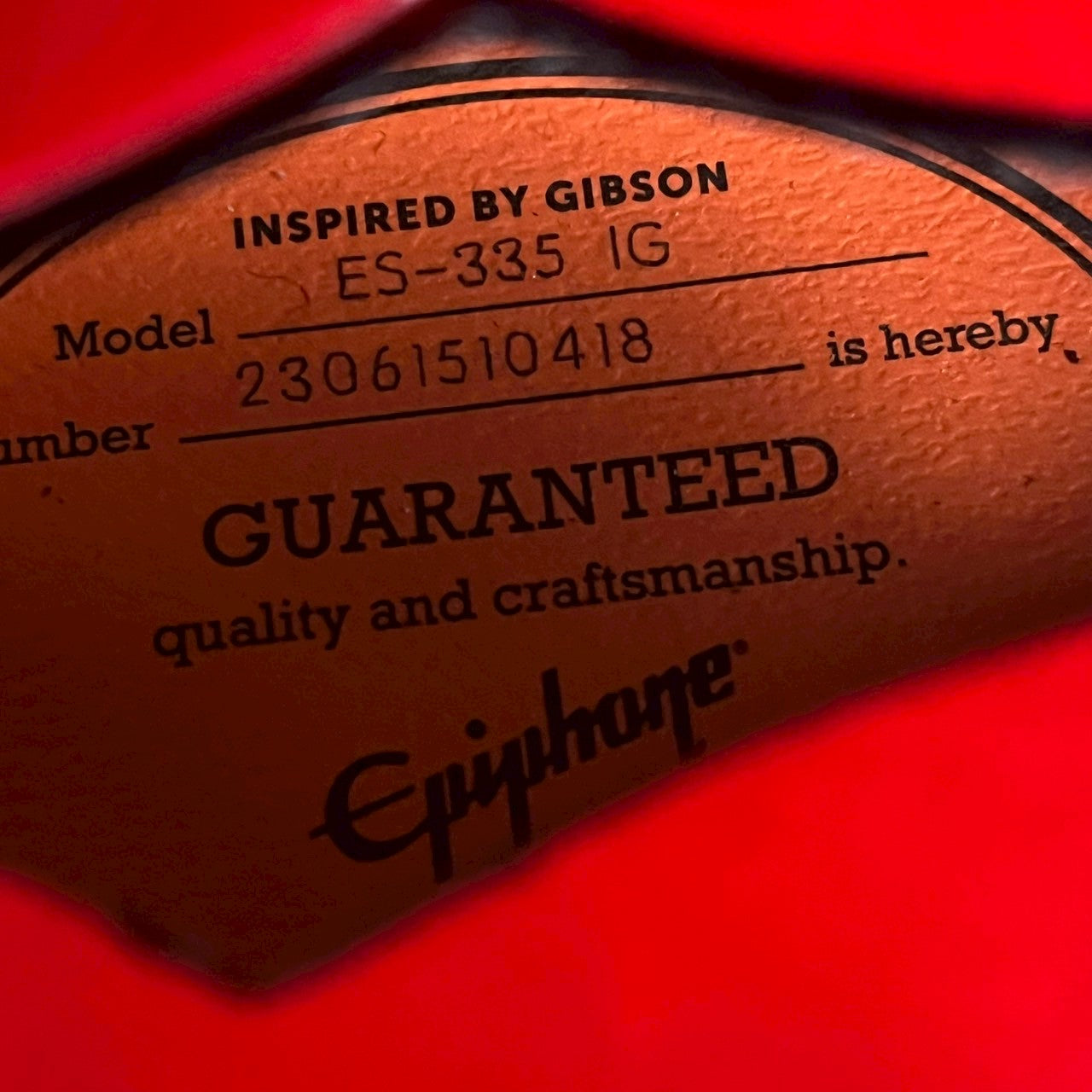 Epiphone ES-335 Figured IG 2023