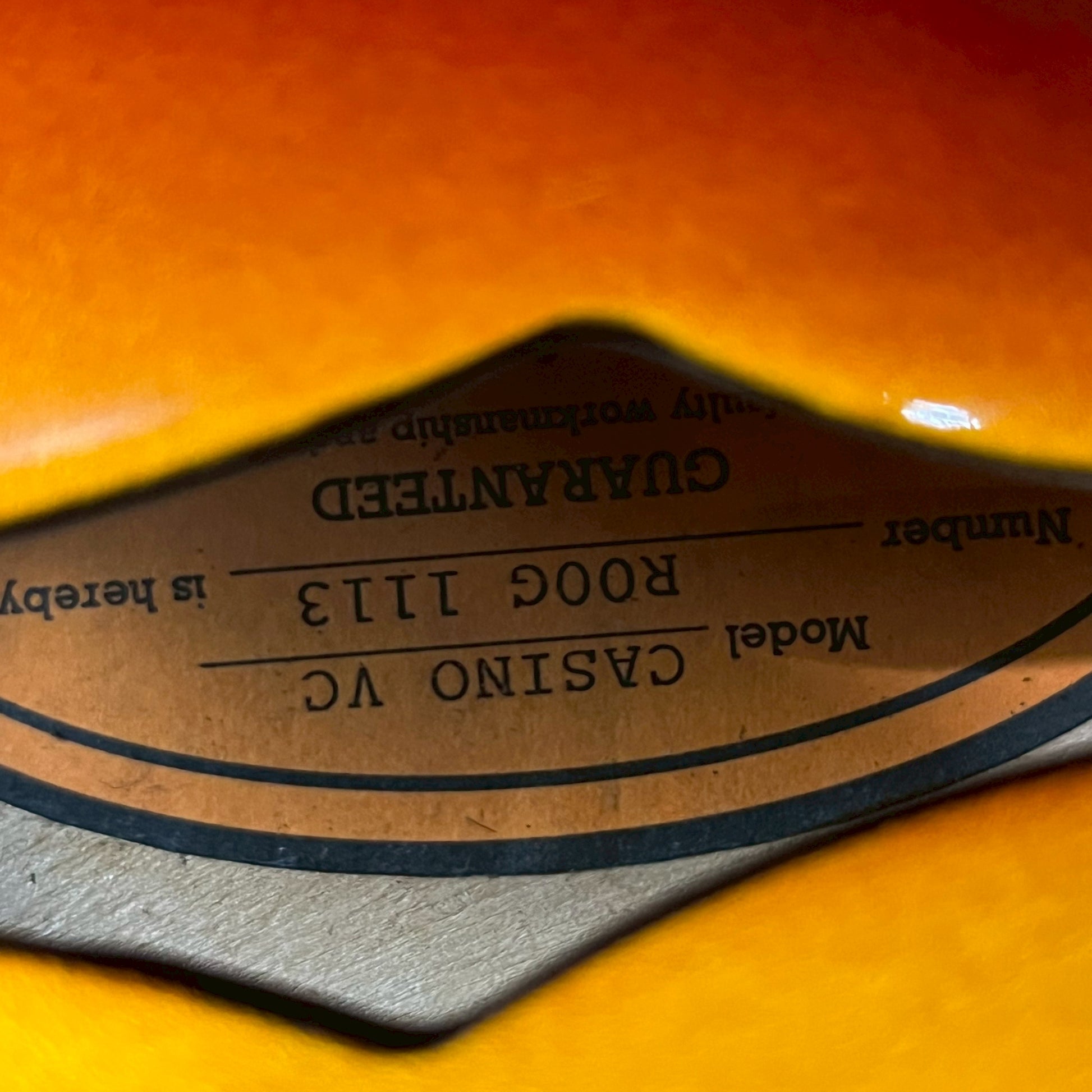 Epiphone Korea Casino VC